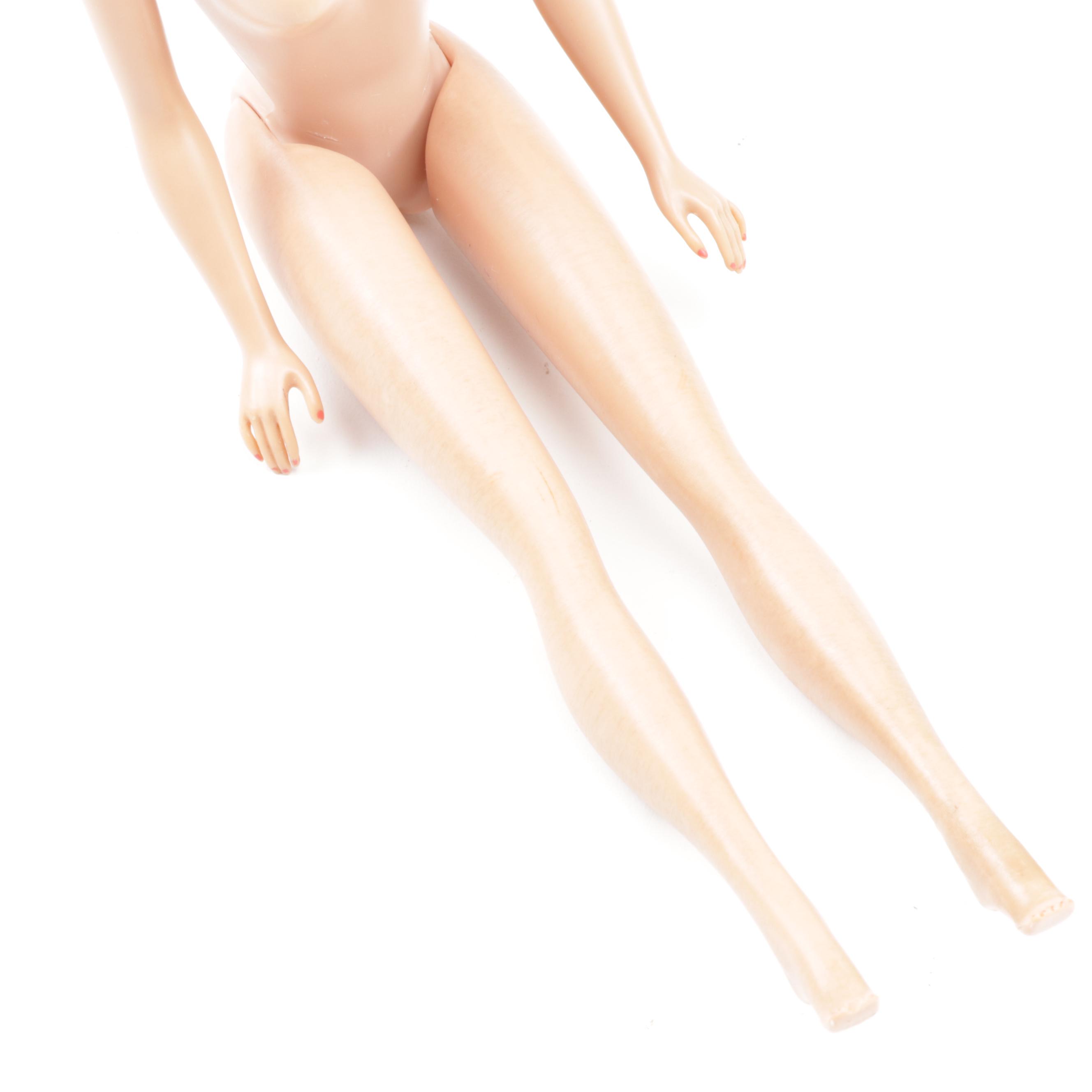 Circa 1964 Barbie "Bubblecut" Dolls with Additional Heads