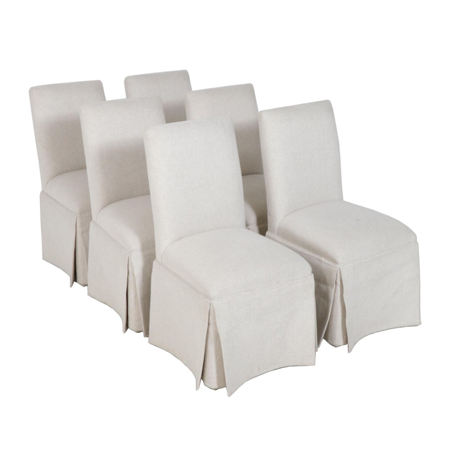 Contemporary Upholstered Banquet Style Dining Chairs