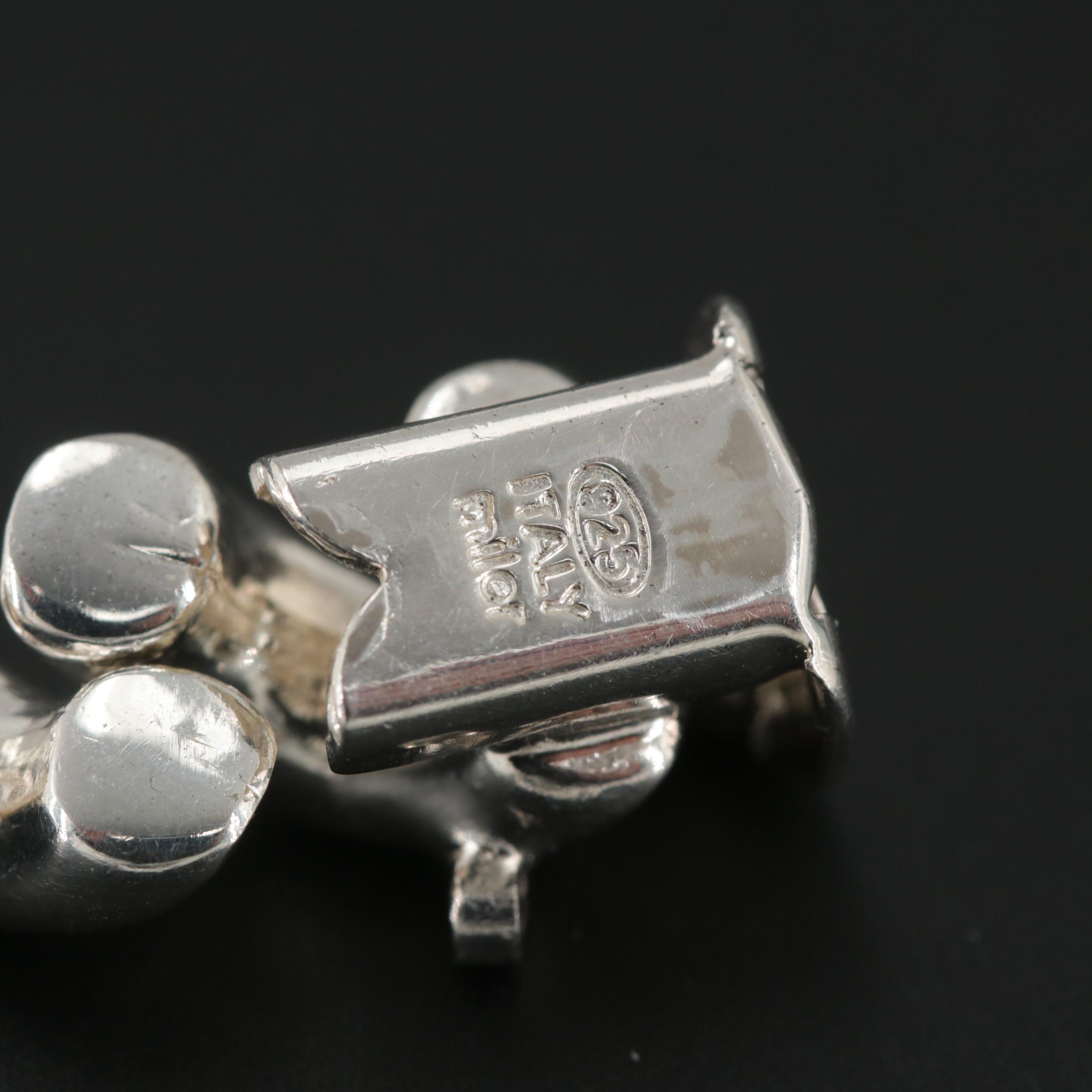 Sterling Silver Faceted San Marco Bracelet