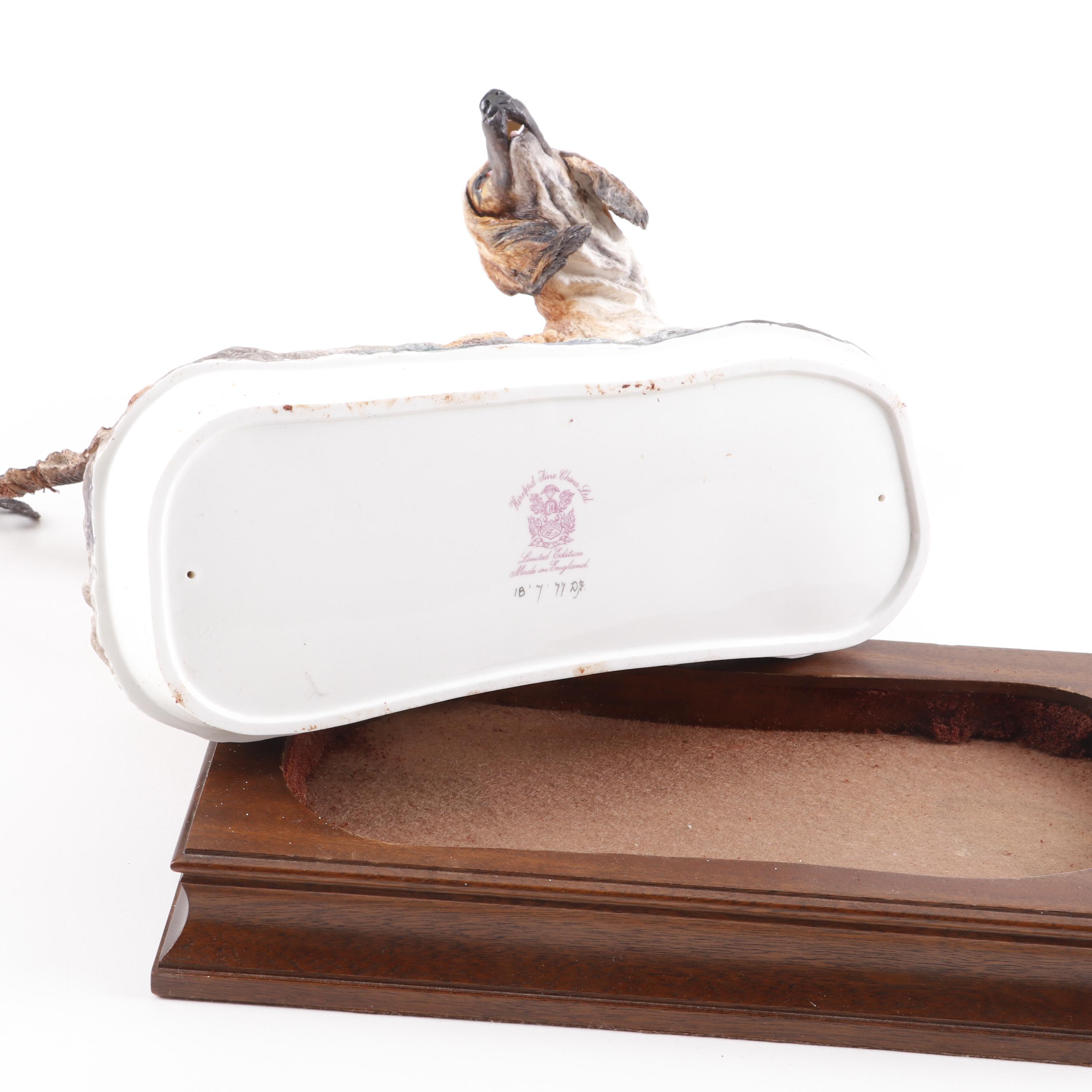 Hereford Ceramic Dog Figurine