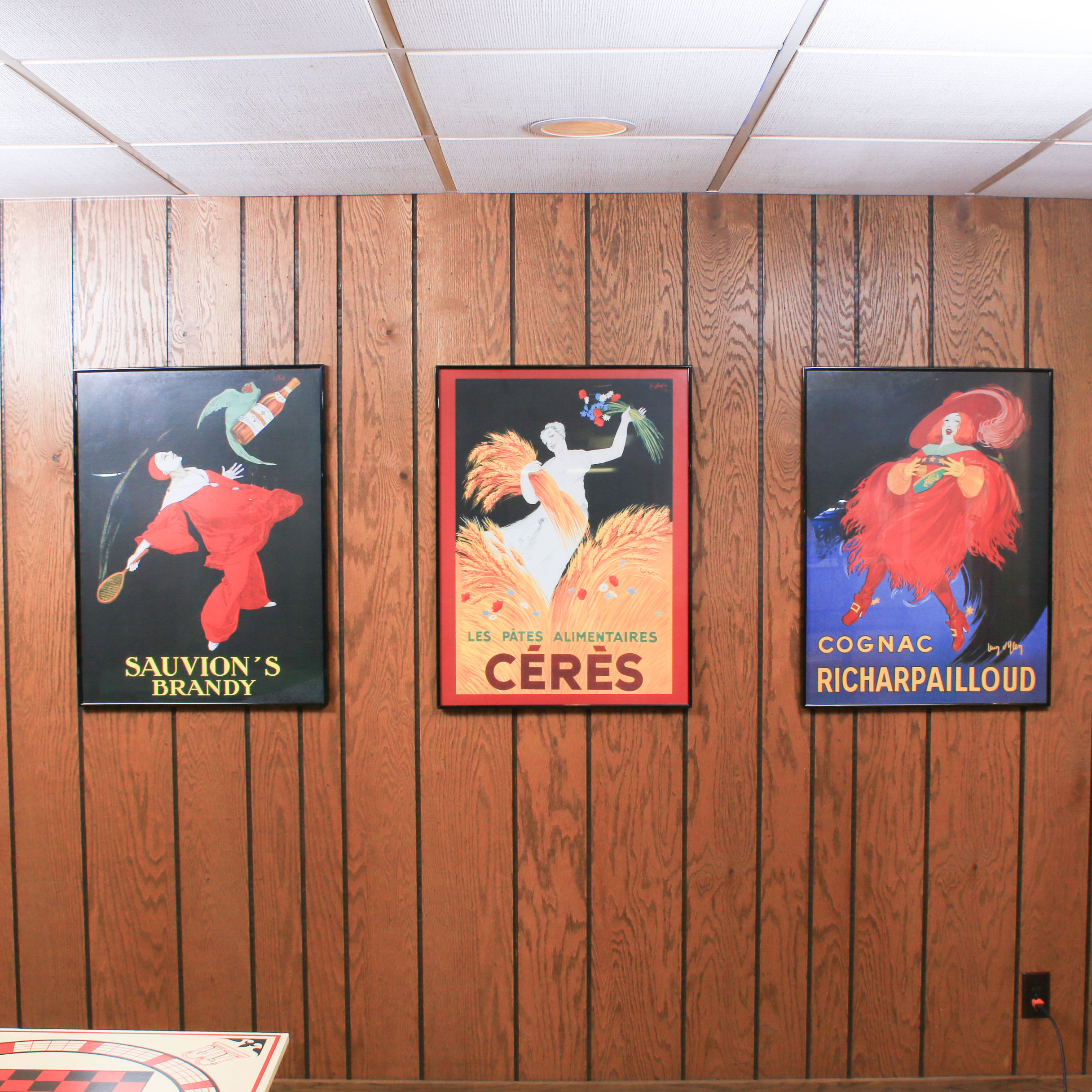 Offset Lithograph Advertisement Posters