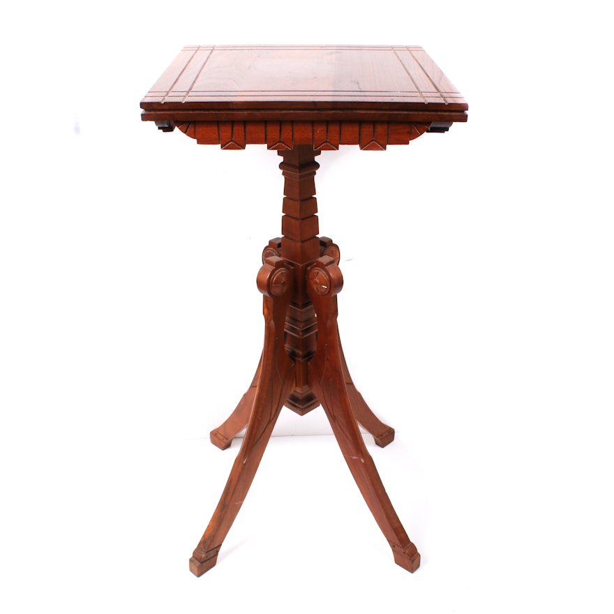 Eastlake Wooden Accent Table