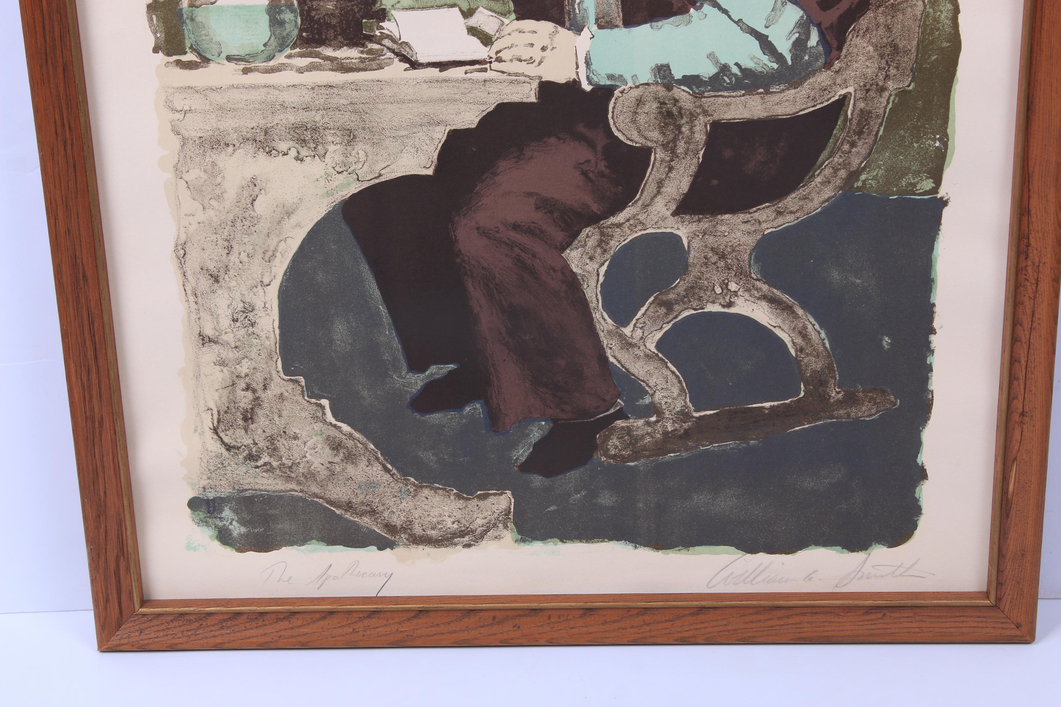 William Smith Lithograph "The Apothecary"