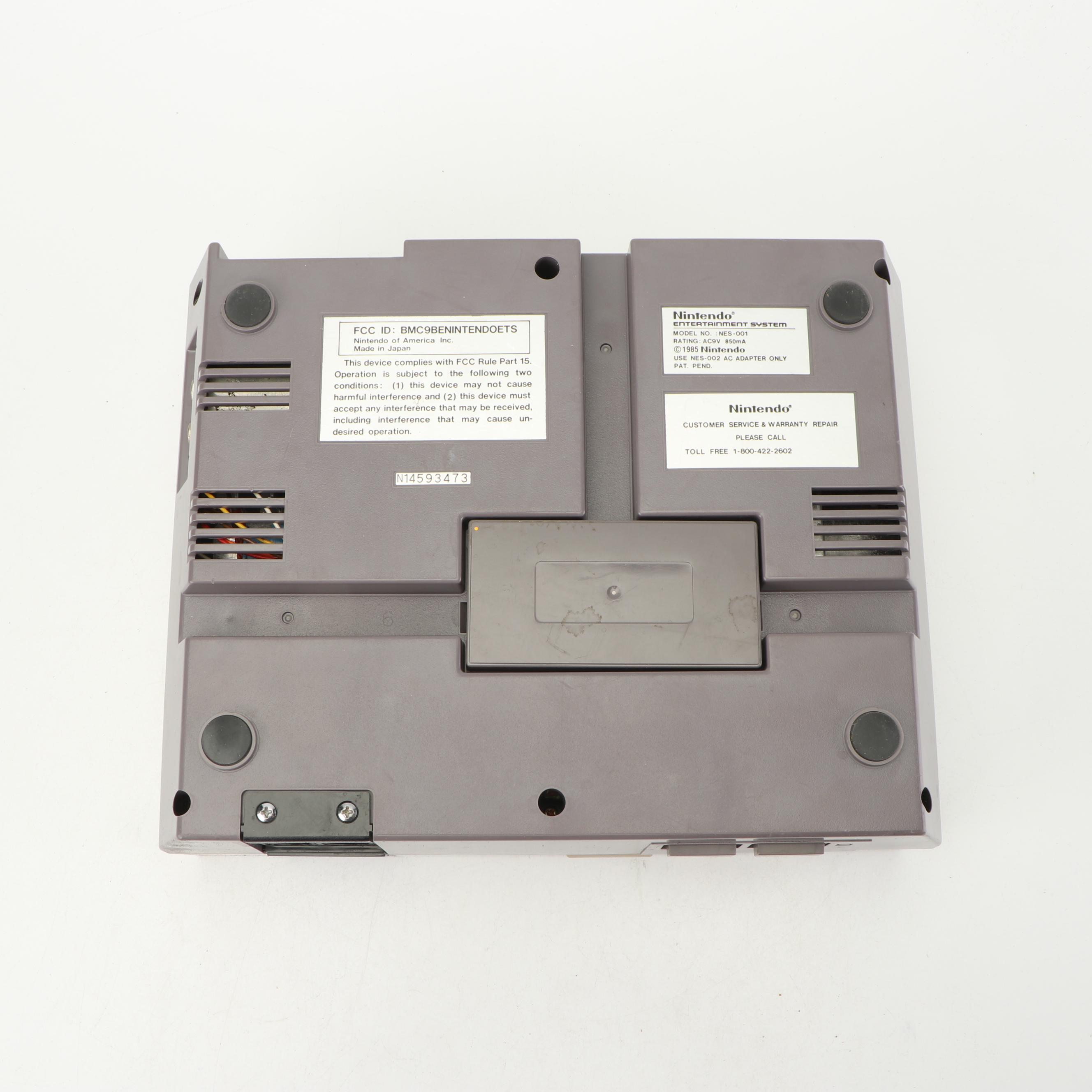 Nintendo NES-001 Entertainment System with Super Mario/Duck Hunt Game, 1985