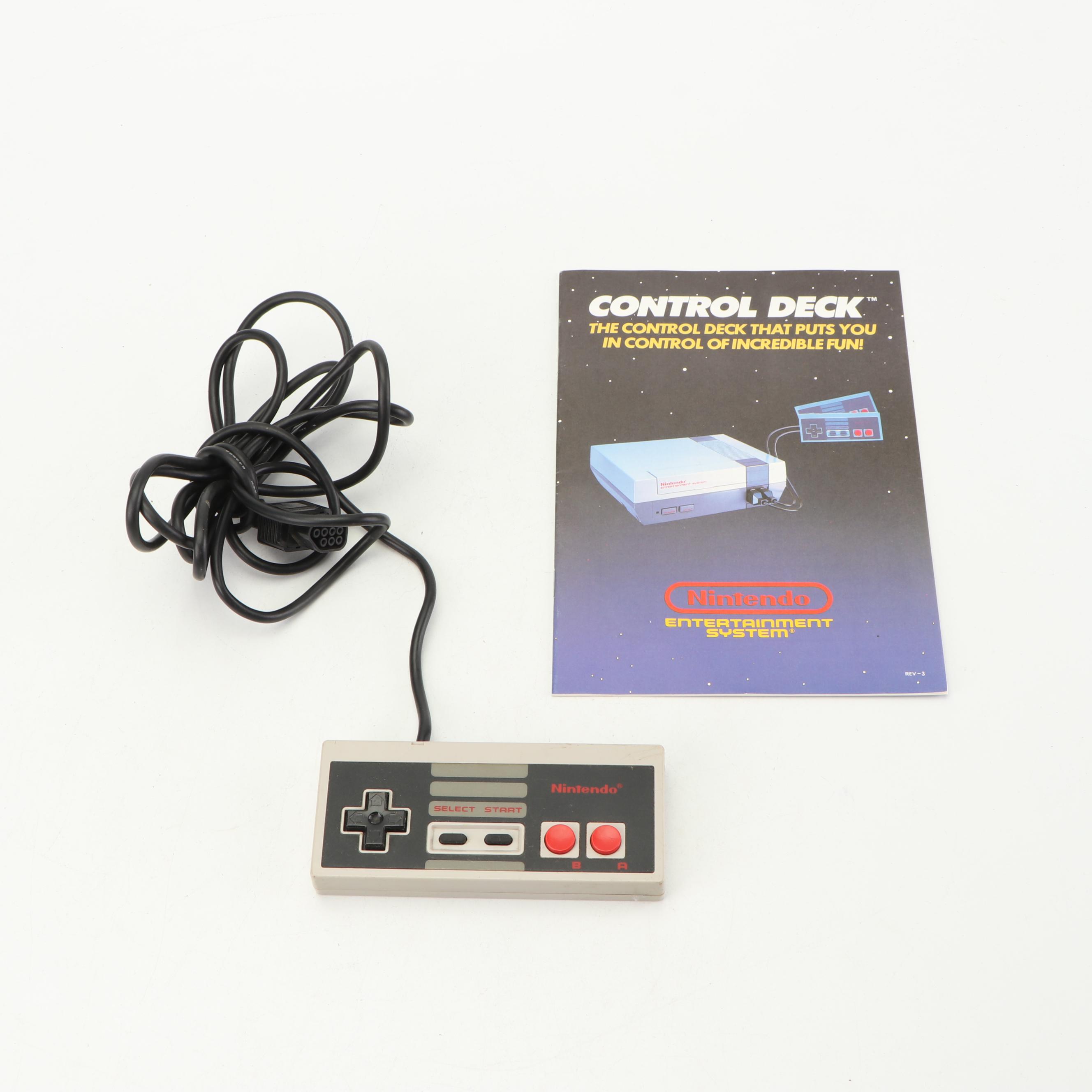 Nintendo NES-001 Entertainment System with Super Mario/Duck Hunt Game, 1985