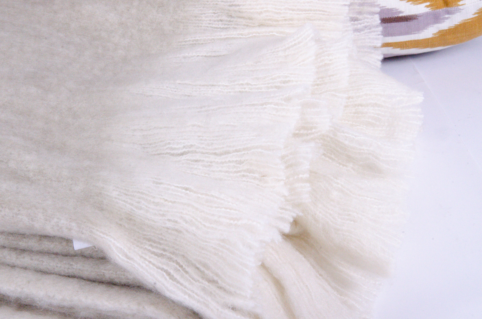 Decorative Fabric Accent Pillows and Throw Blanket