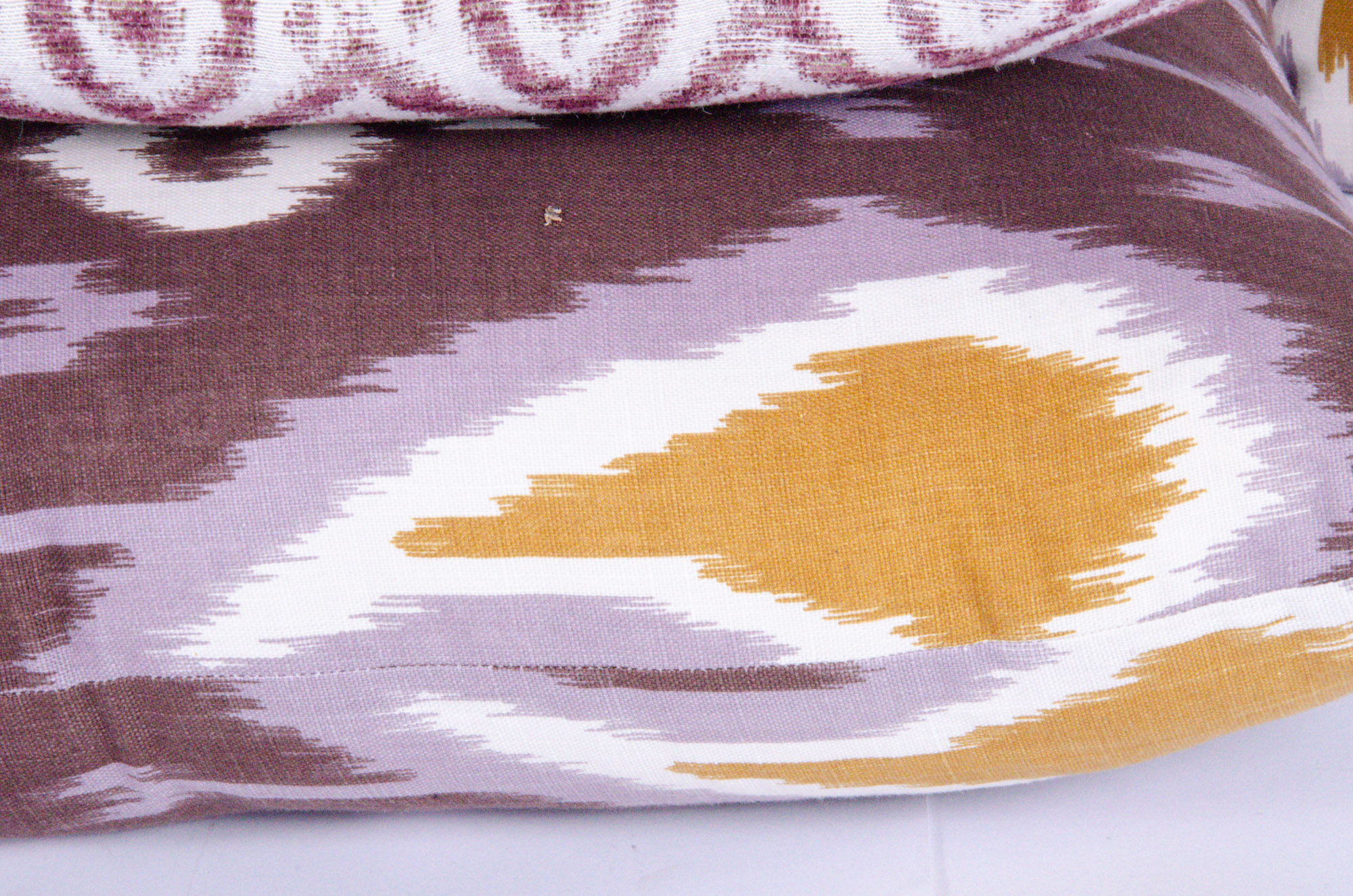 Decorative Fabric Accent Pillows and Throw Blanket