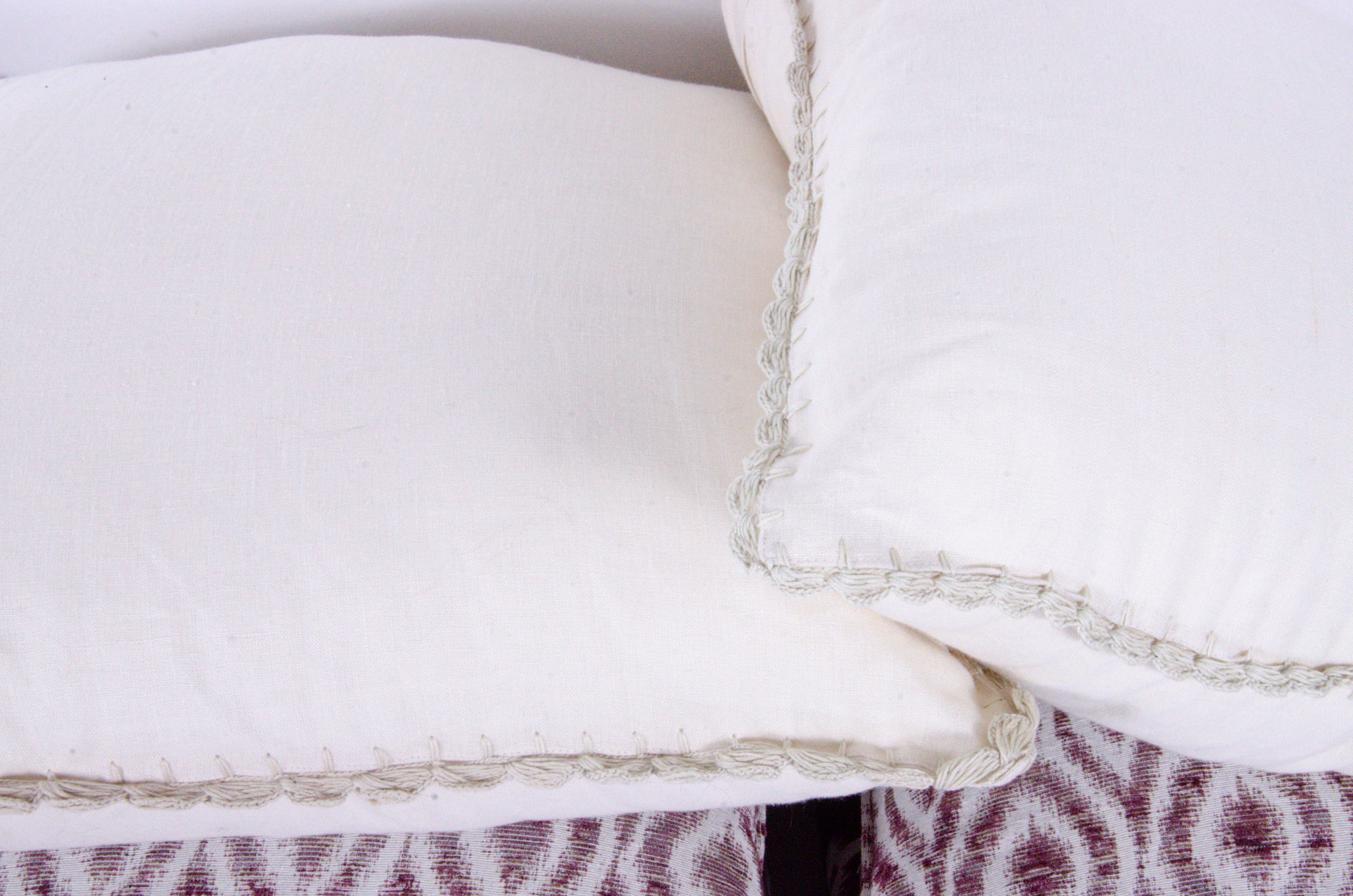 Decorative Fabric Accent Pillows and Throw Blanket