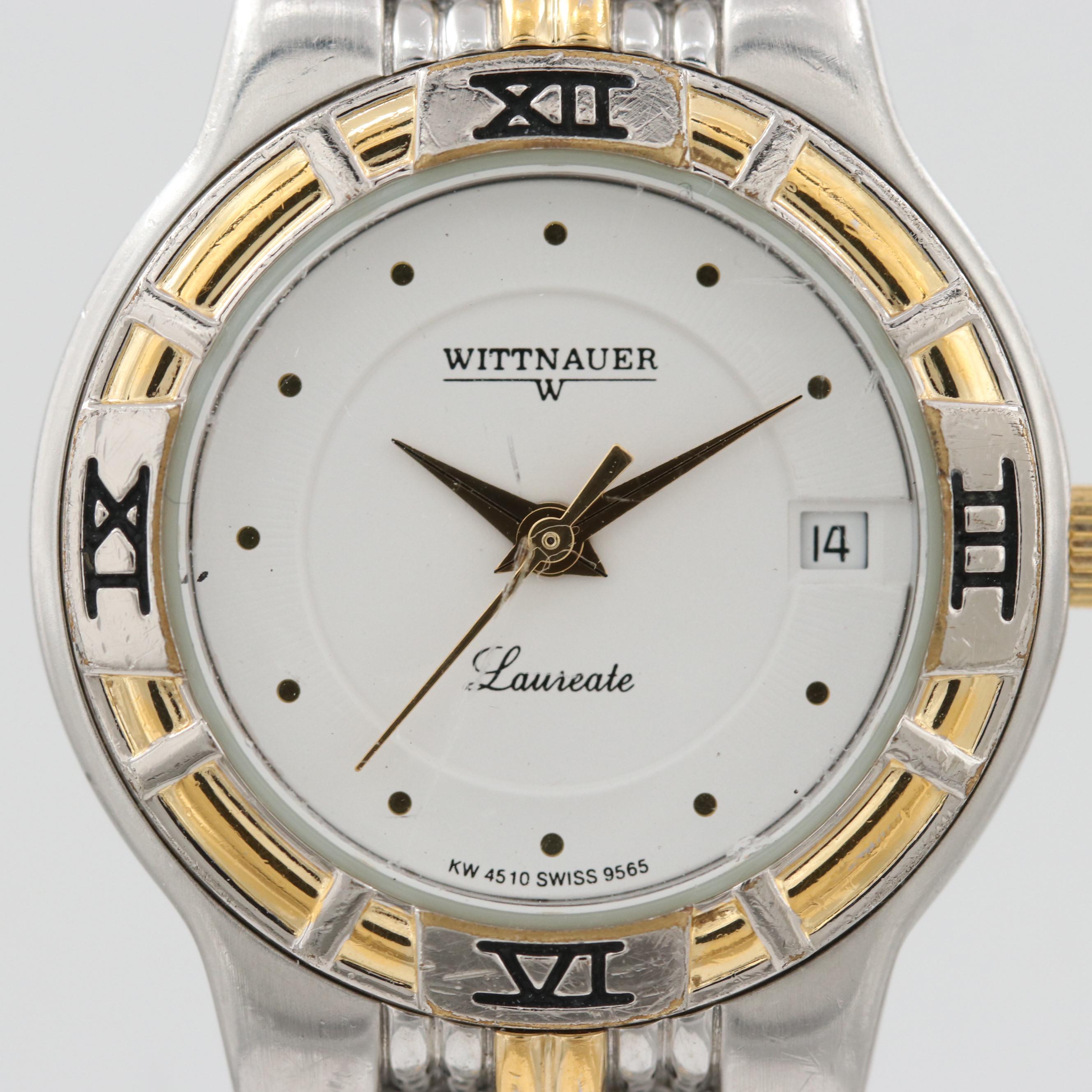 Wittnauer Laureate Stainless Steel Watch With Date Window