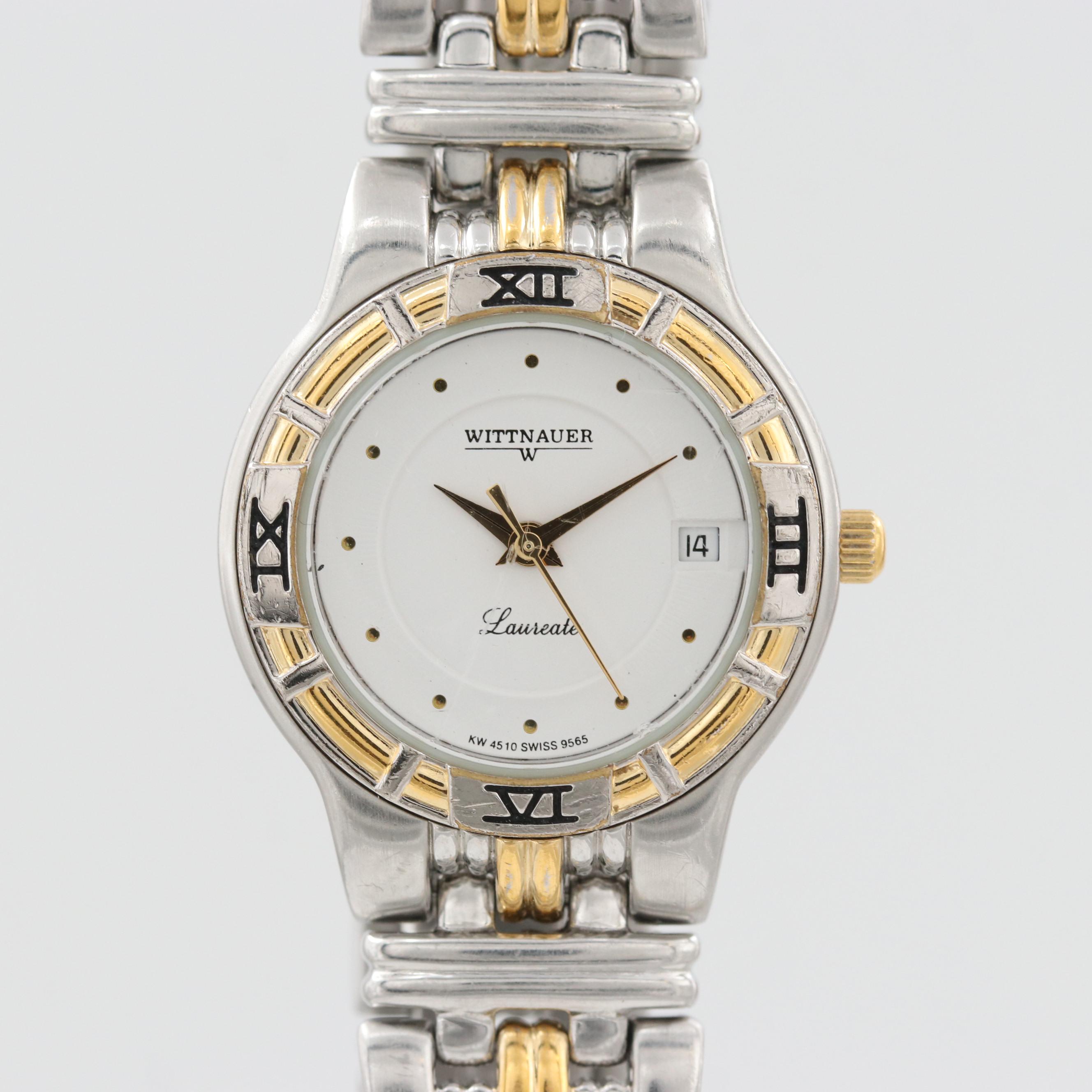 Wittnauer Laureate Stainless Steel Watch With Date Window