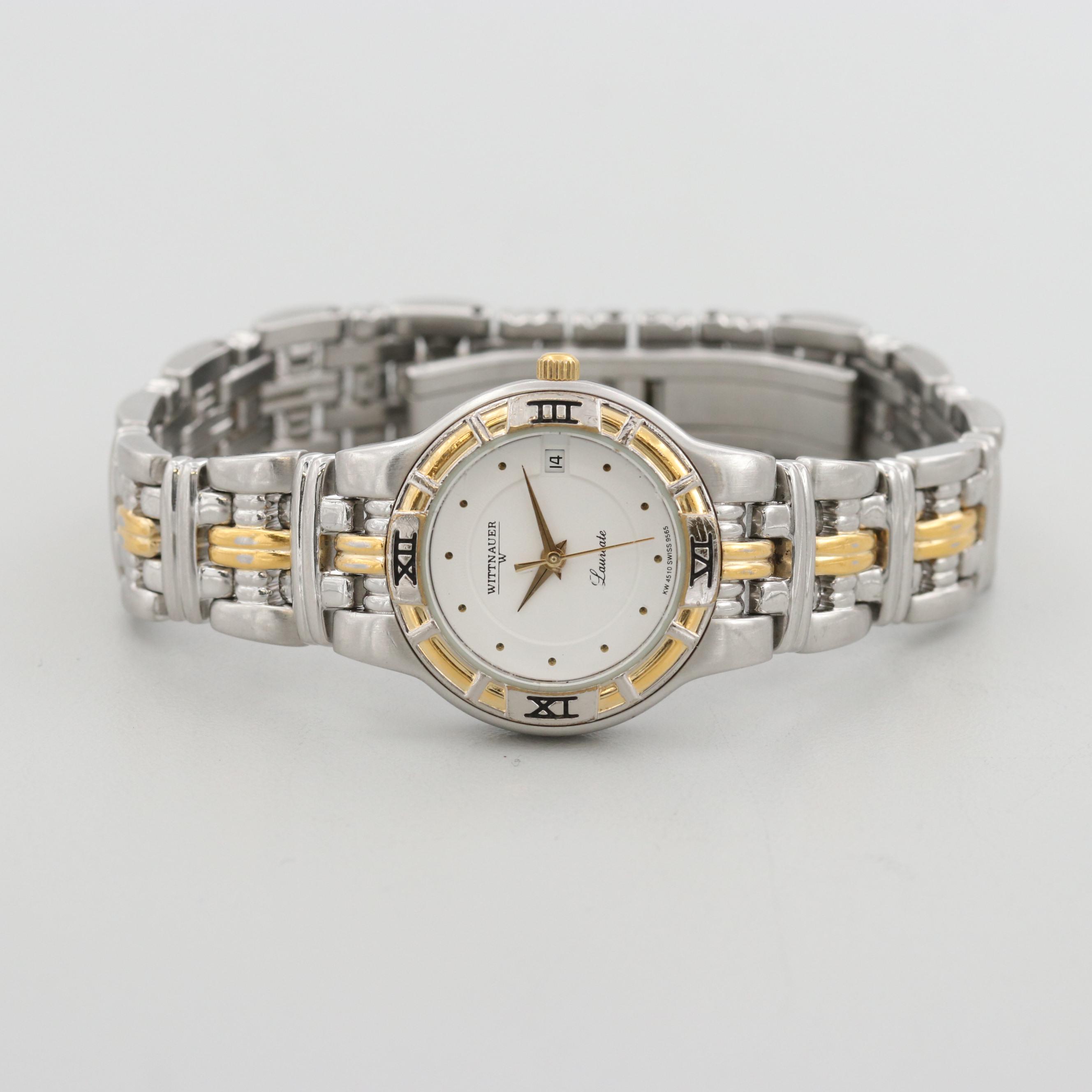 Wittnauer Laureate Stainless Steel Watch With Date Window