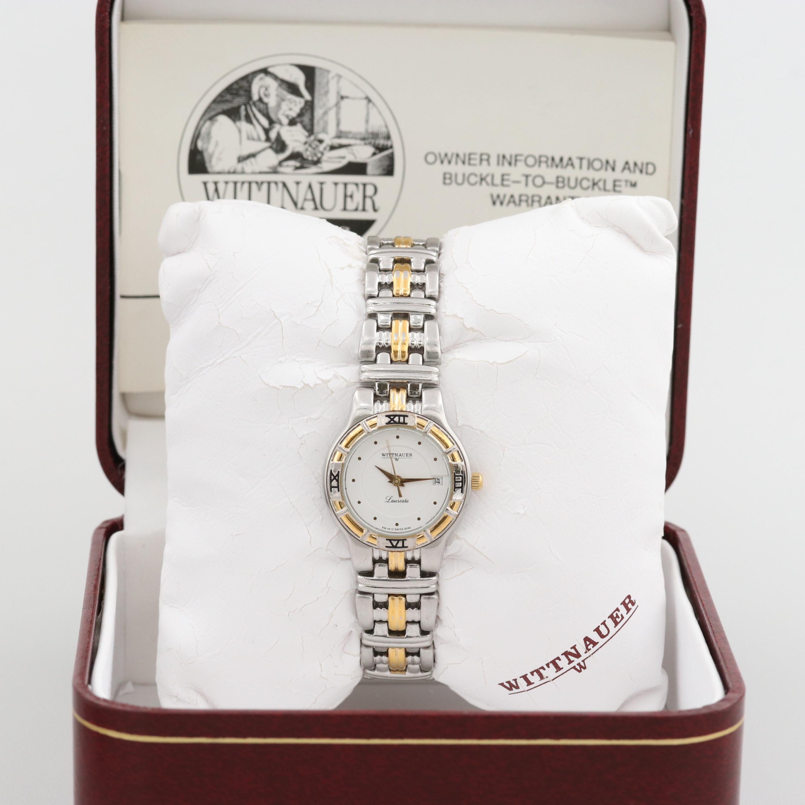 Wittnauer Laureate Stainless Steel Watch With Date Window