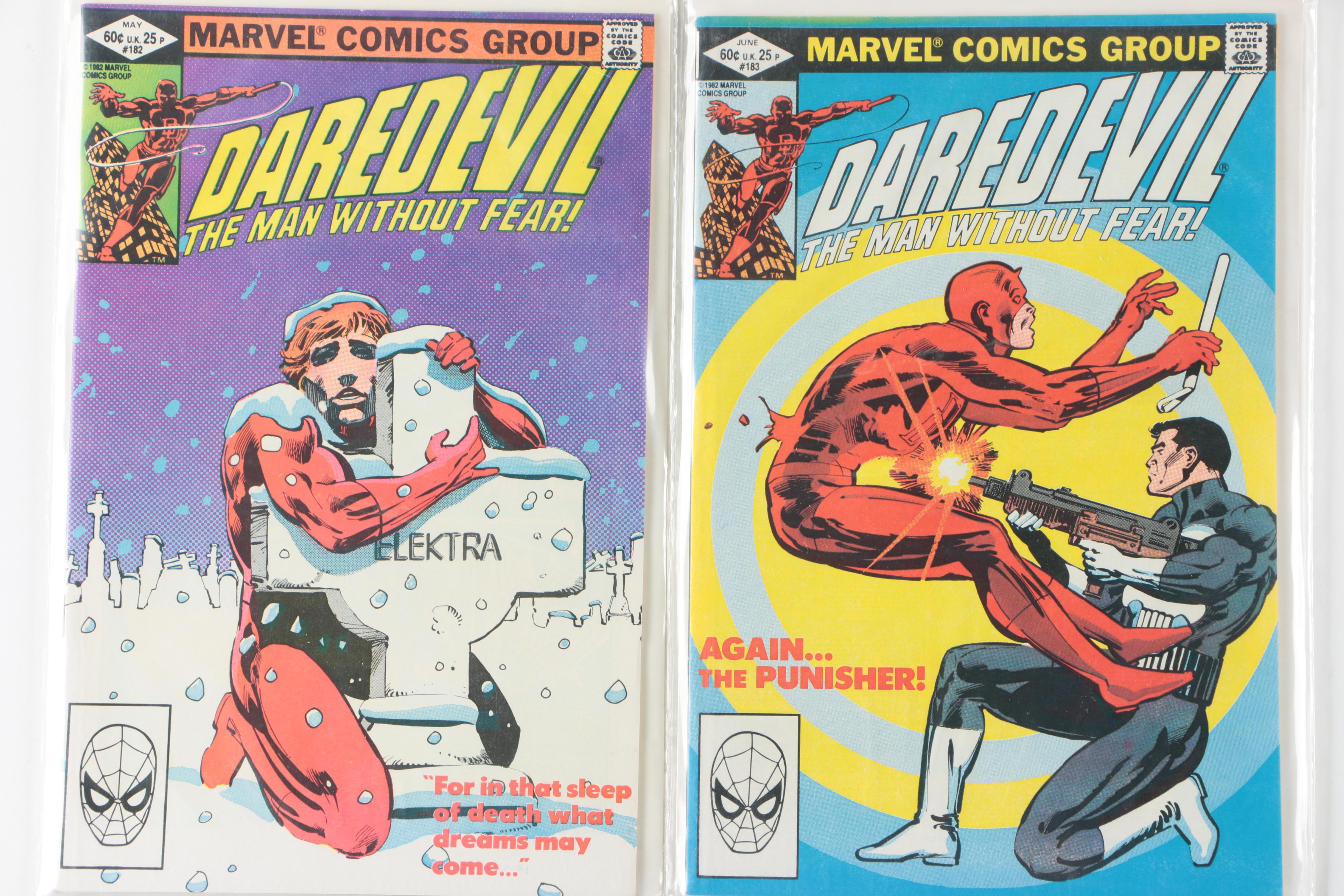 Marvel's "Daredevil" Comic Books, 1980s - 1990s