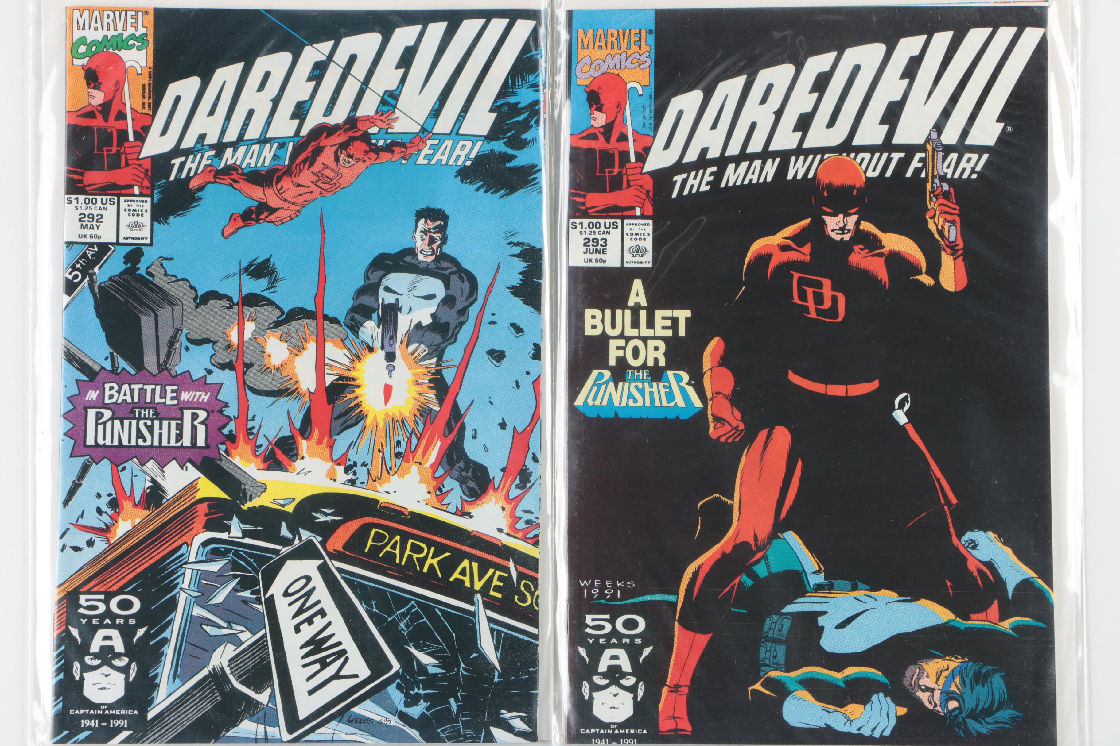 Marvel's "Daredevil" Comic Books, 1980s - 1990s