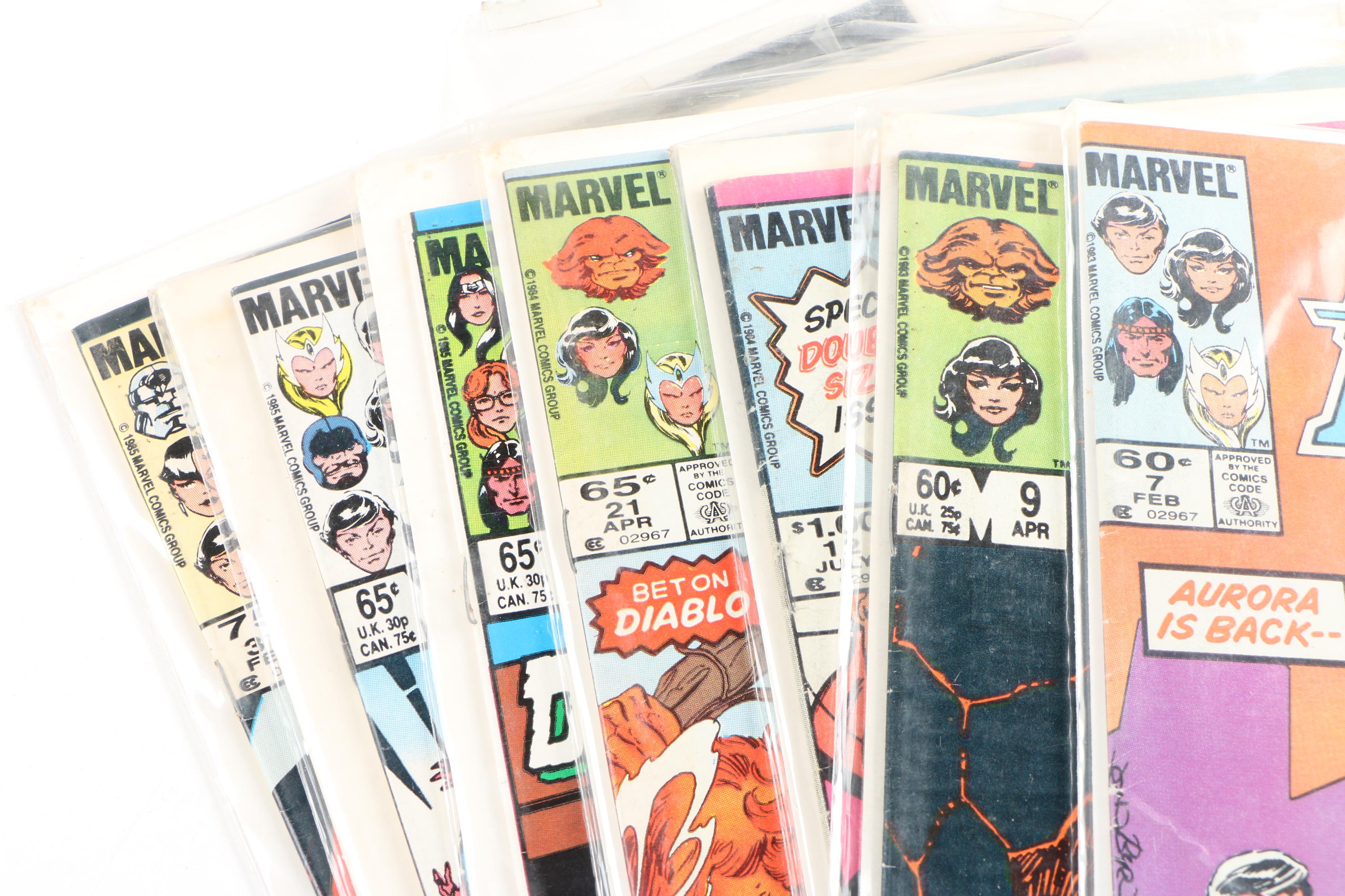 Marvel "Alpha Flight" Comic Books, 1980s–2011