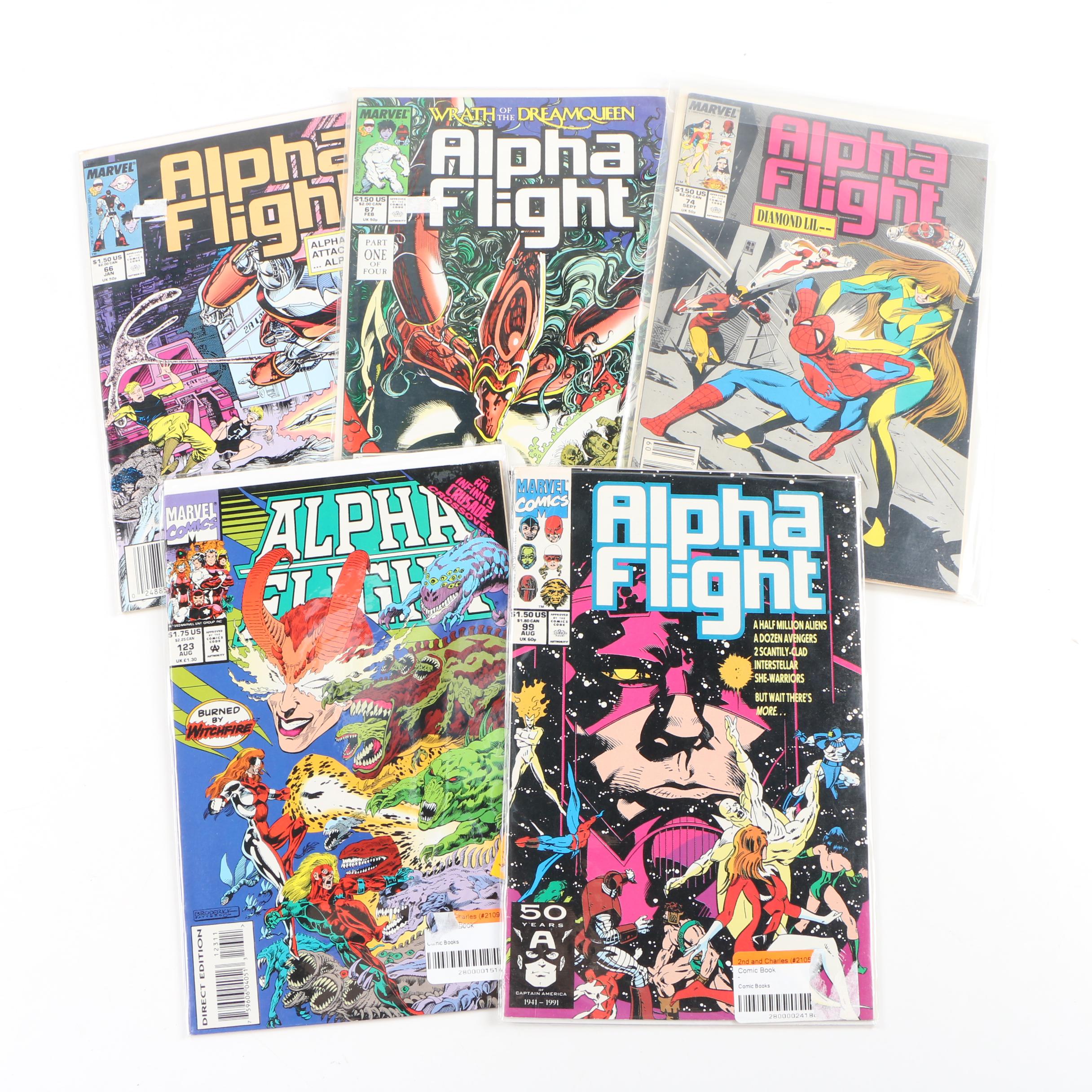 Marvel "Alpha Flight" Comic Books, 1980s–2011