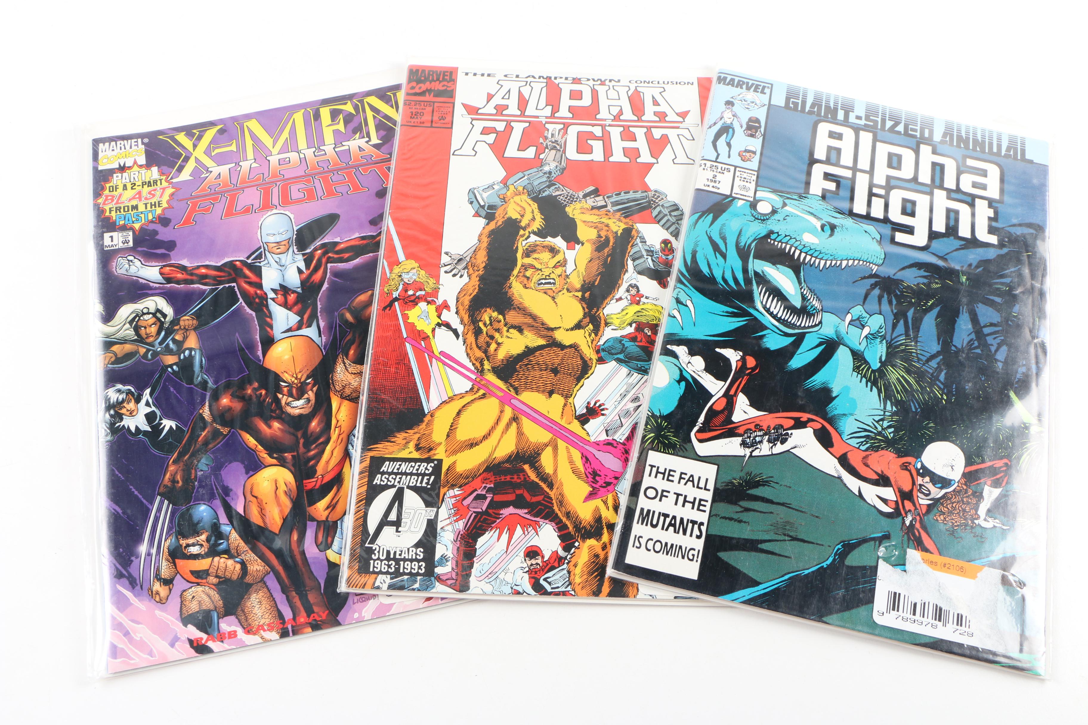 Marvel "Alpha Flight" Comic Books, 1980s–2011