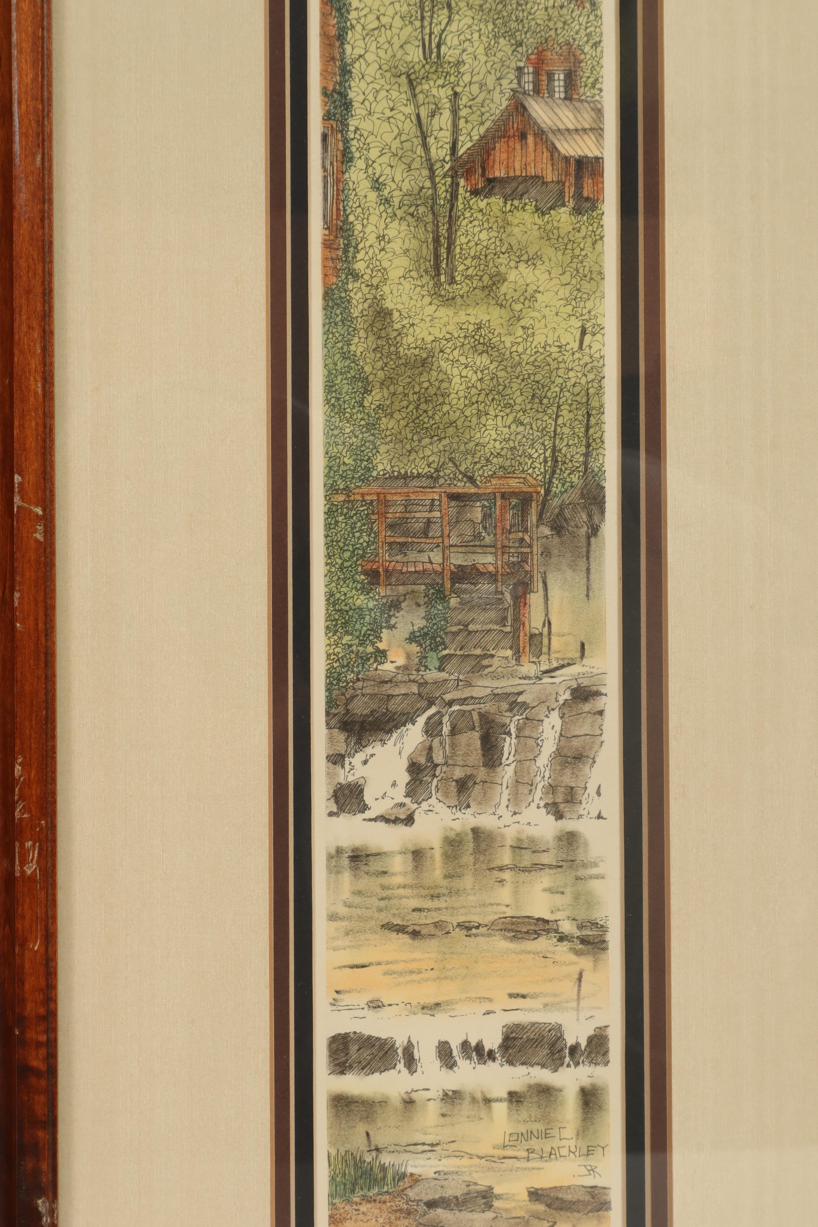 Lonnie C. Blackley Jr. Hand-Colored Lithographs