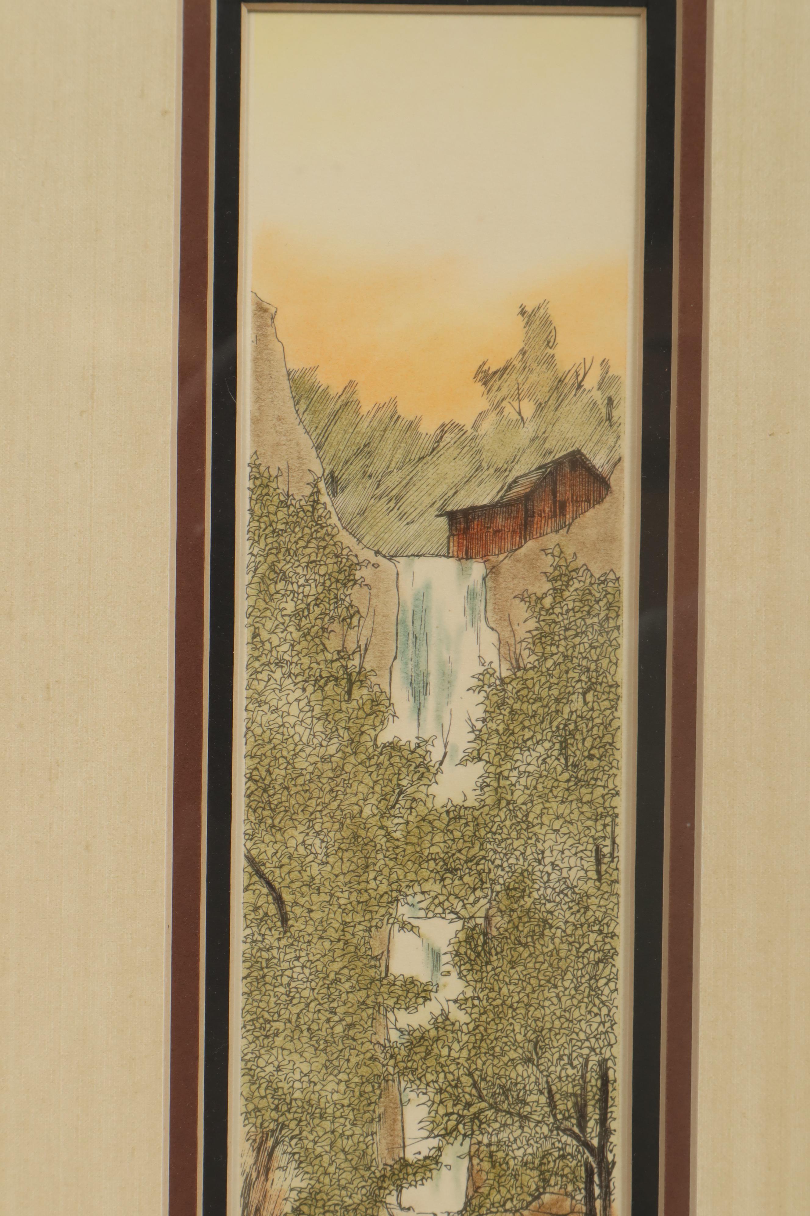 Lonnie C. Blackley Jr. Hand-Colored Lithographs