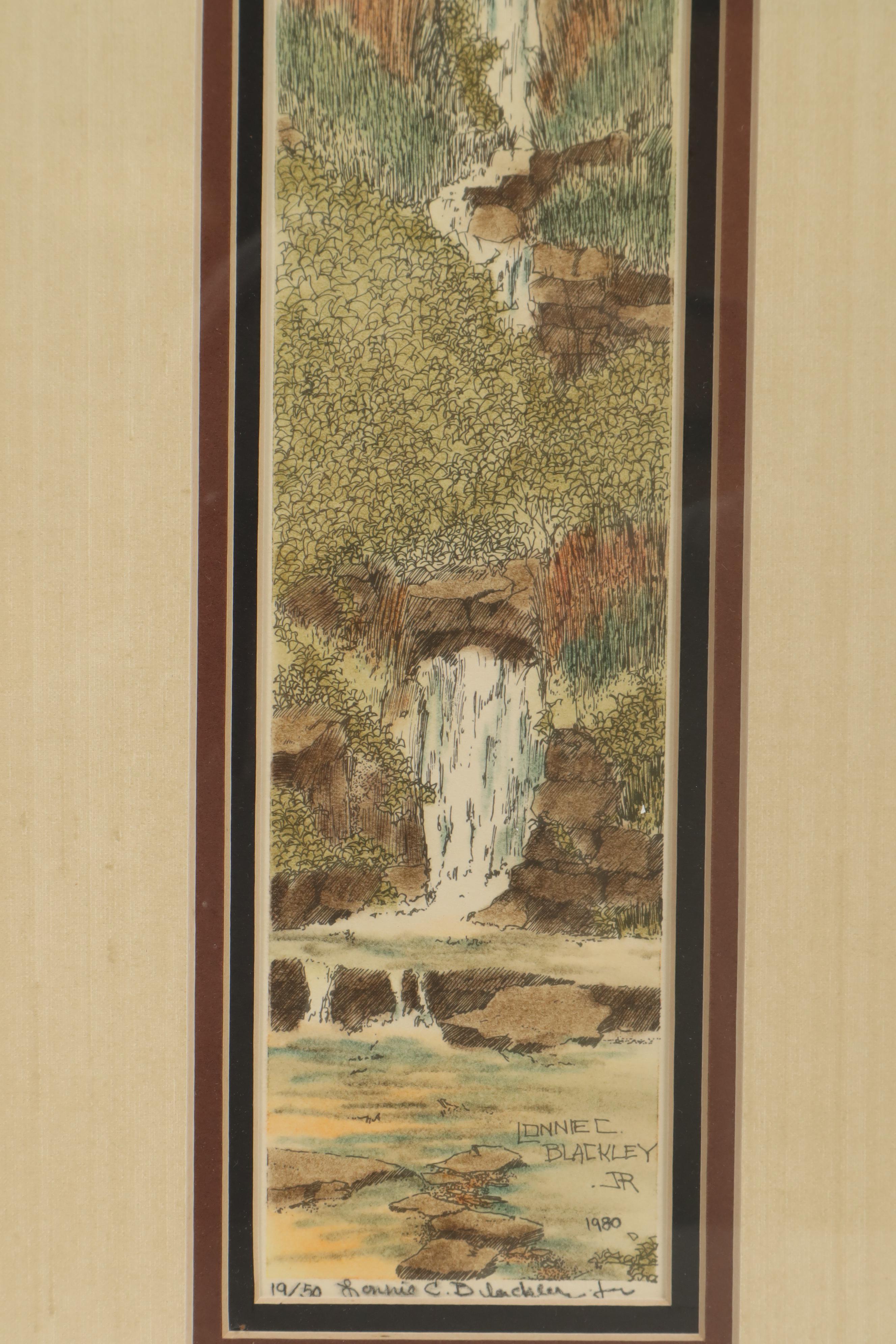 Lonnie C. Blackley Jr. Hand-Colored Lithographs