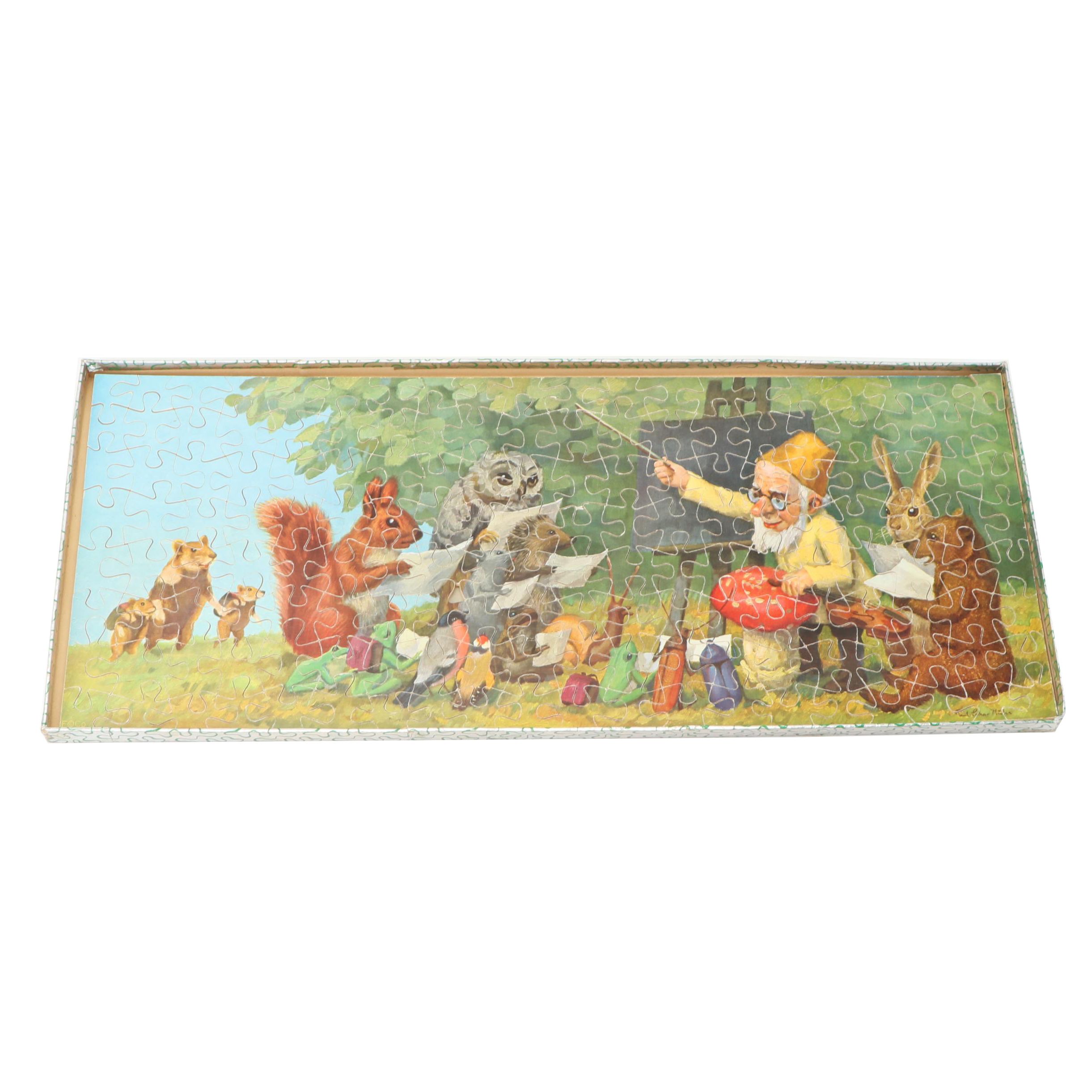 Penelope Switzerland  "The Concert" Wooden Jigsaw Puzzle, Mid 20th Century