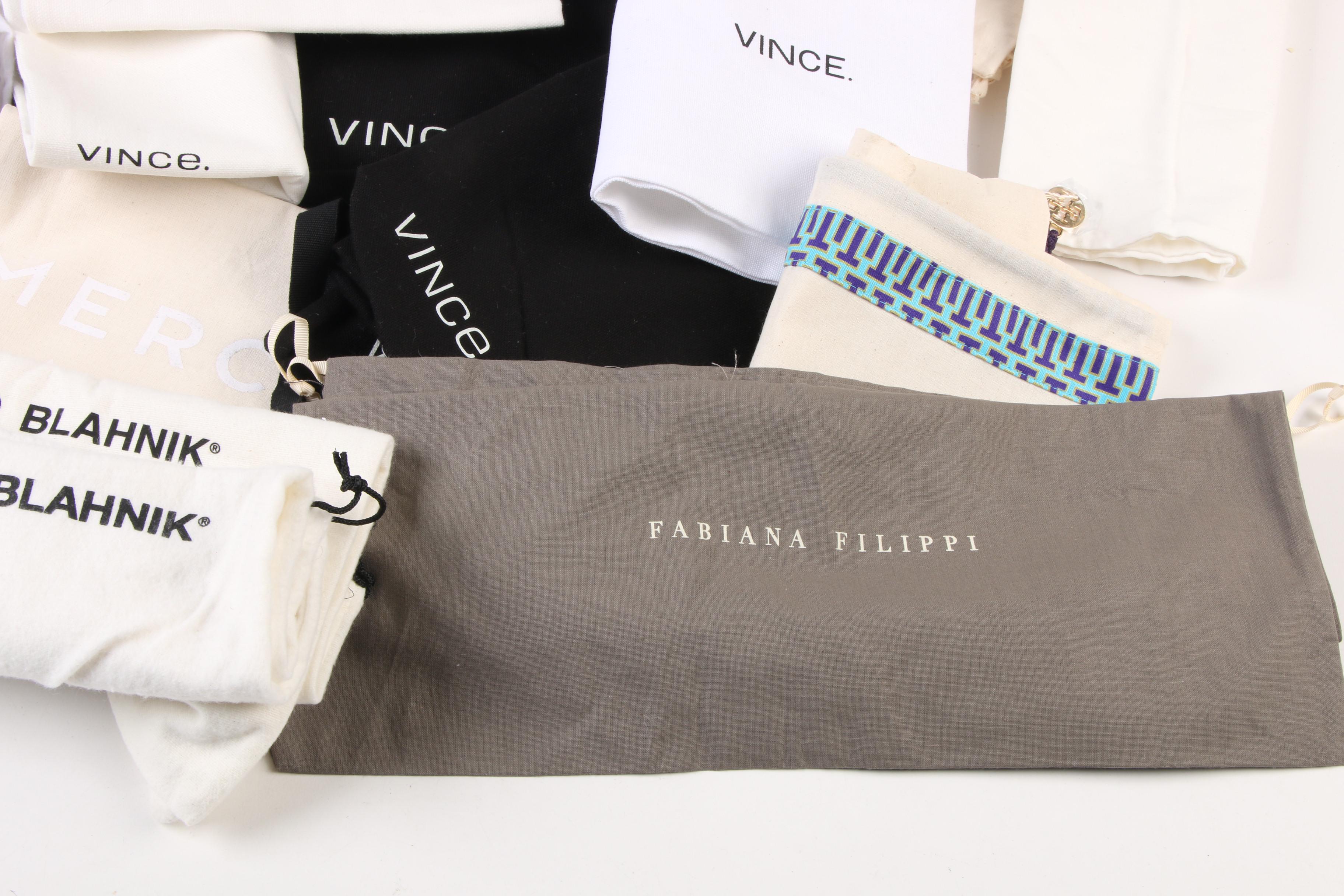 Designer Dust Bags Featuring Lanvin, Prada and Others