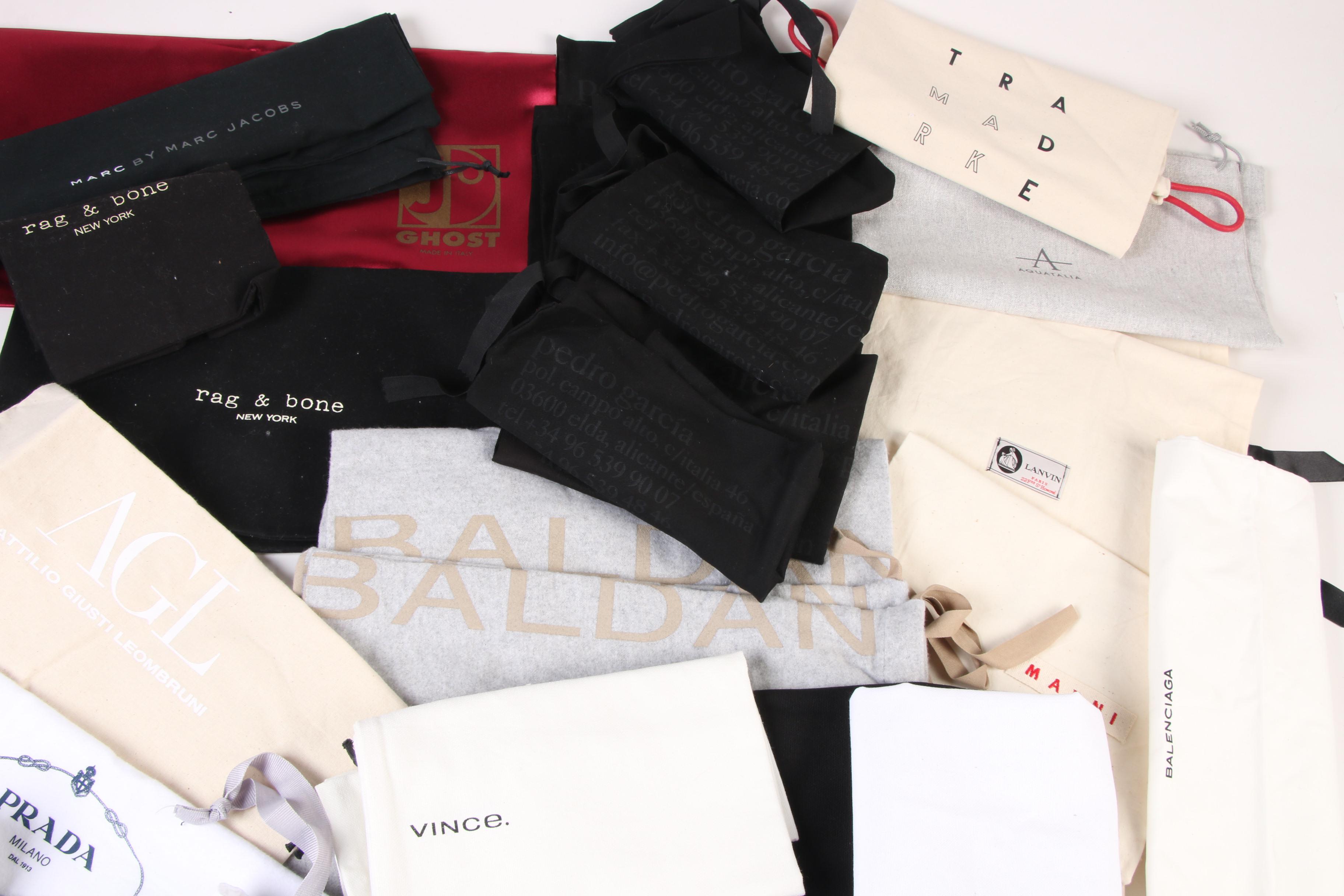 Designer Dust Bags Featuring Lanvin, Prada and Others