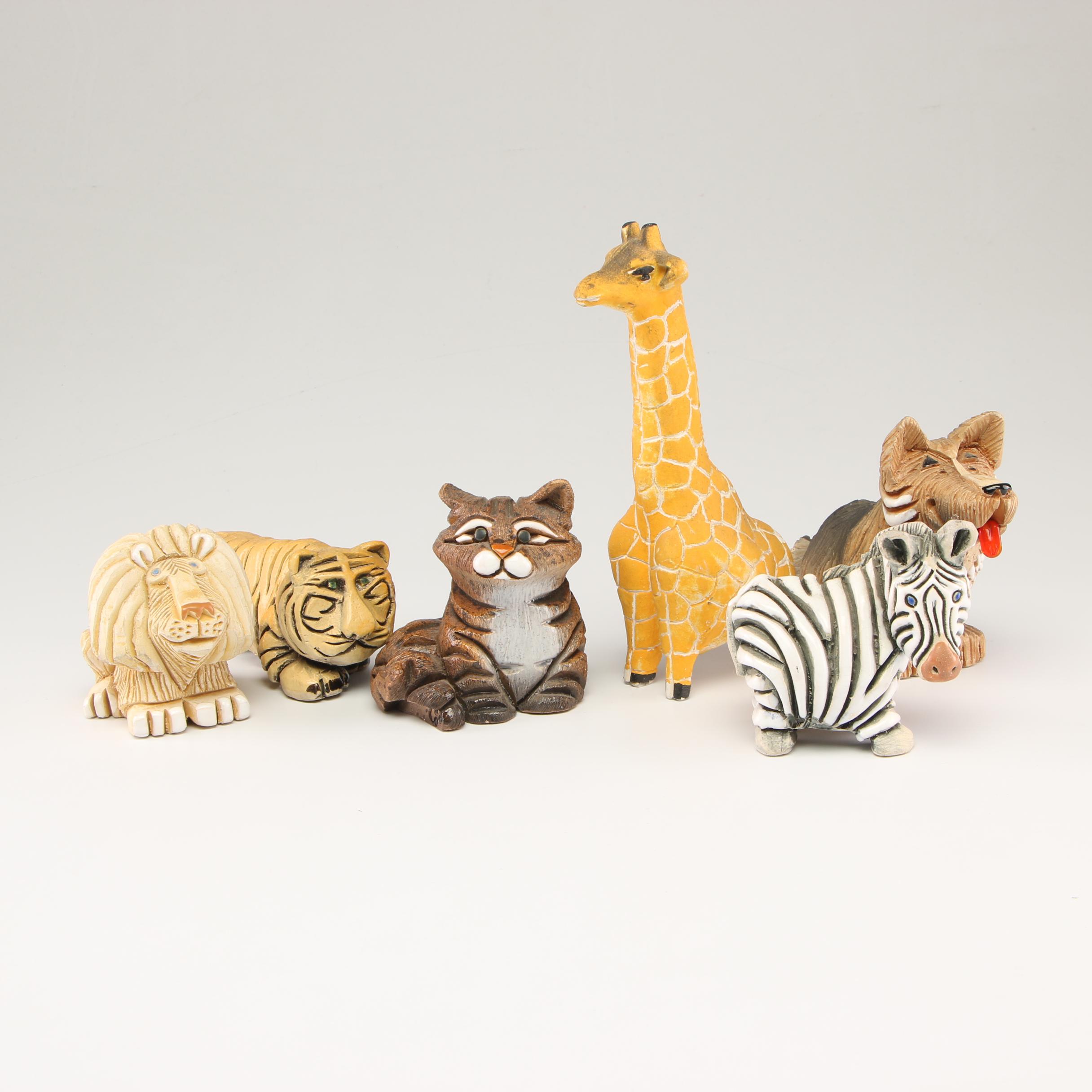 Embellished Resin Animal Figurines