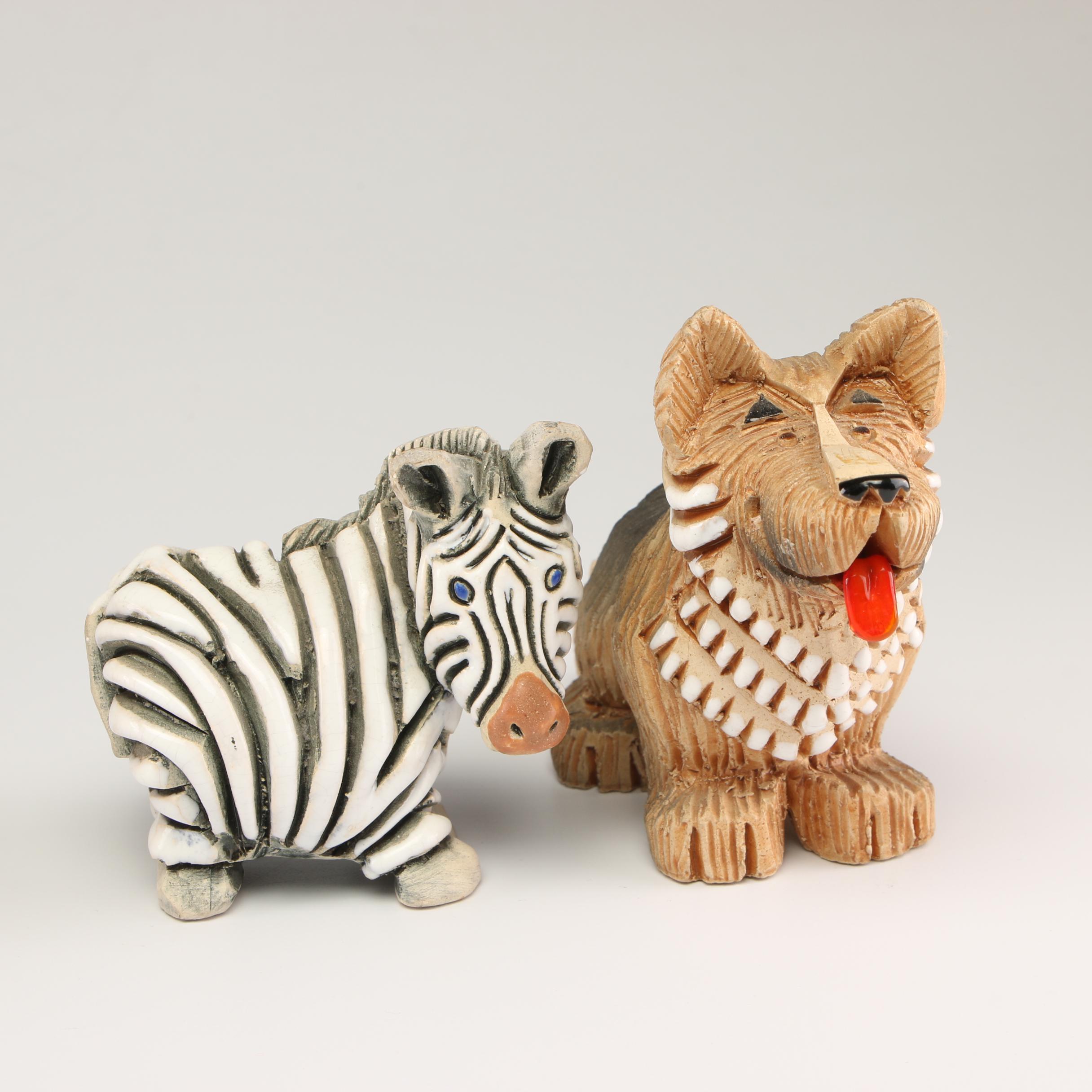Embellished Resin Animal Figurines