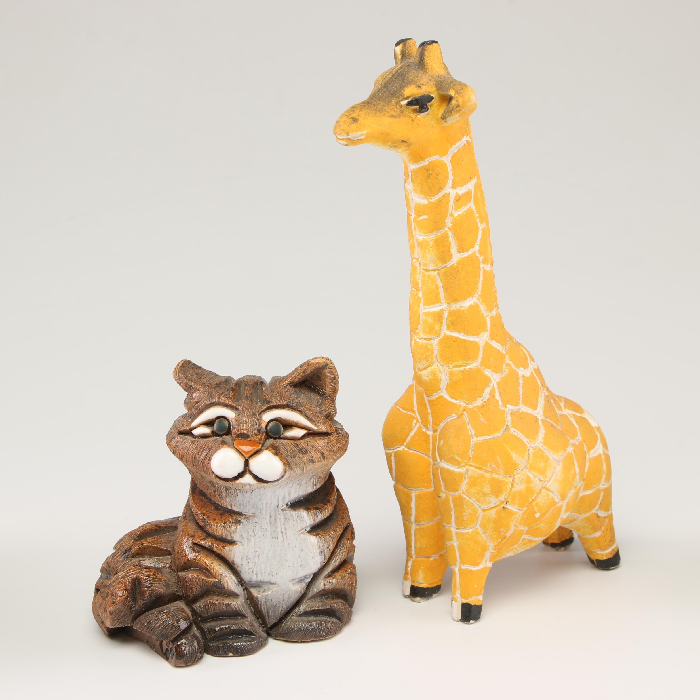 Embellished Resin Animal Figurines