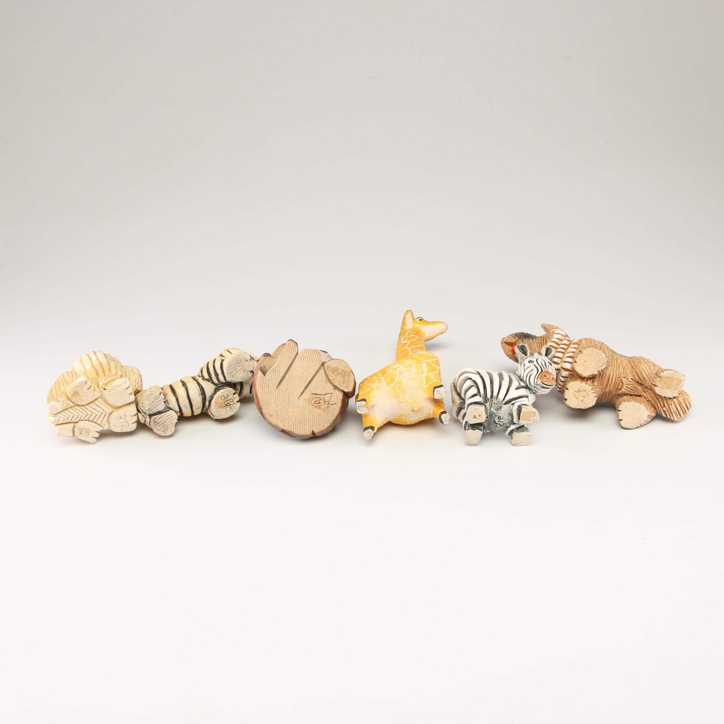 Embellished Resin Animal Figurines