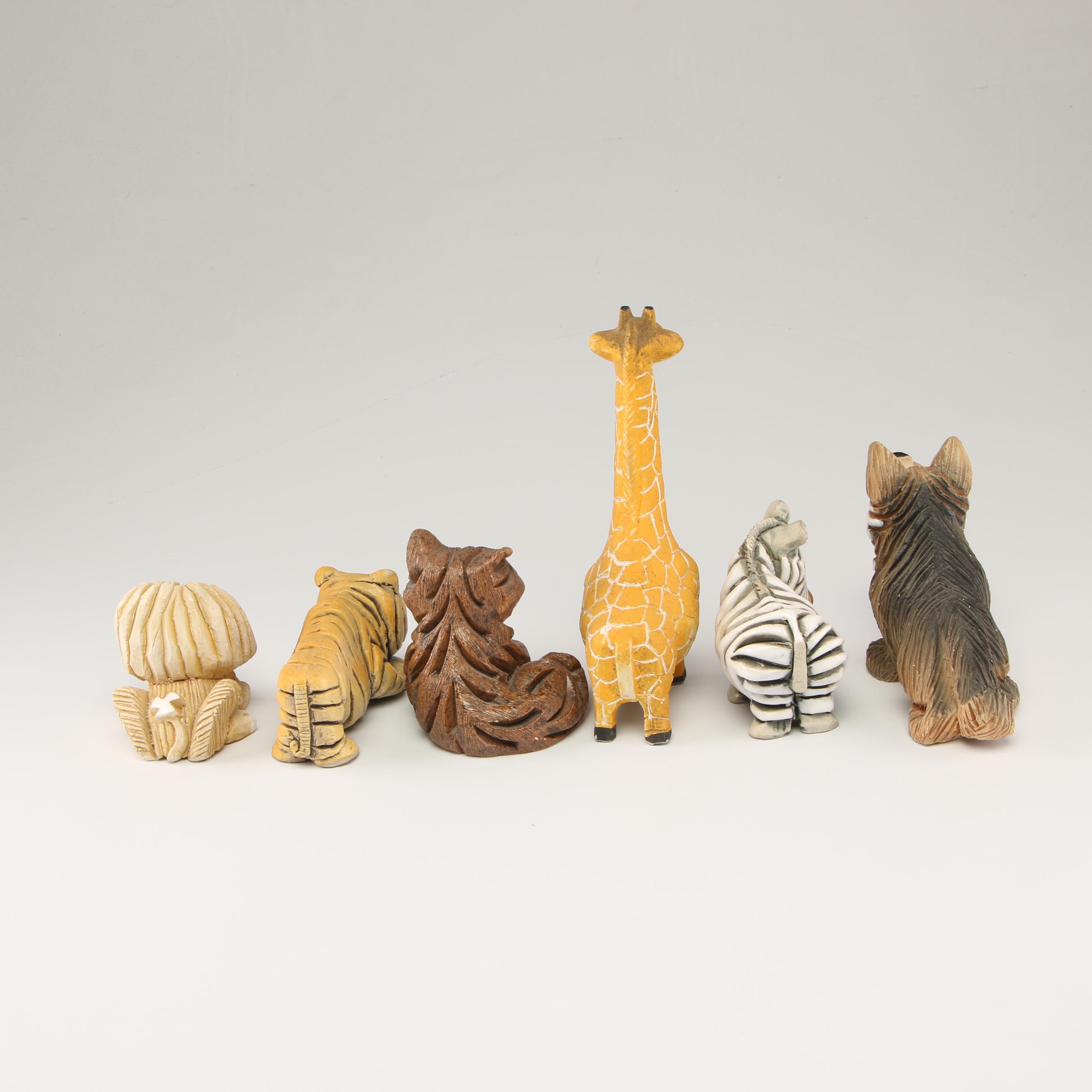 Embellished Resin Animal Figurines