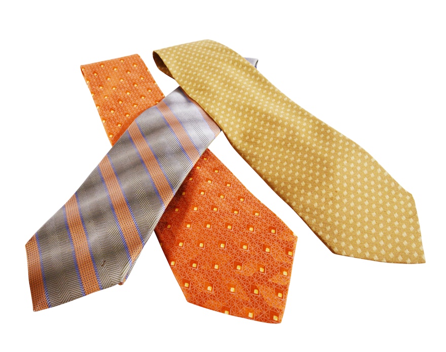 Giorgio Armani Cravatte, Robert Talbott, Ermenegildo Zegna Silk Neckties