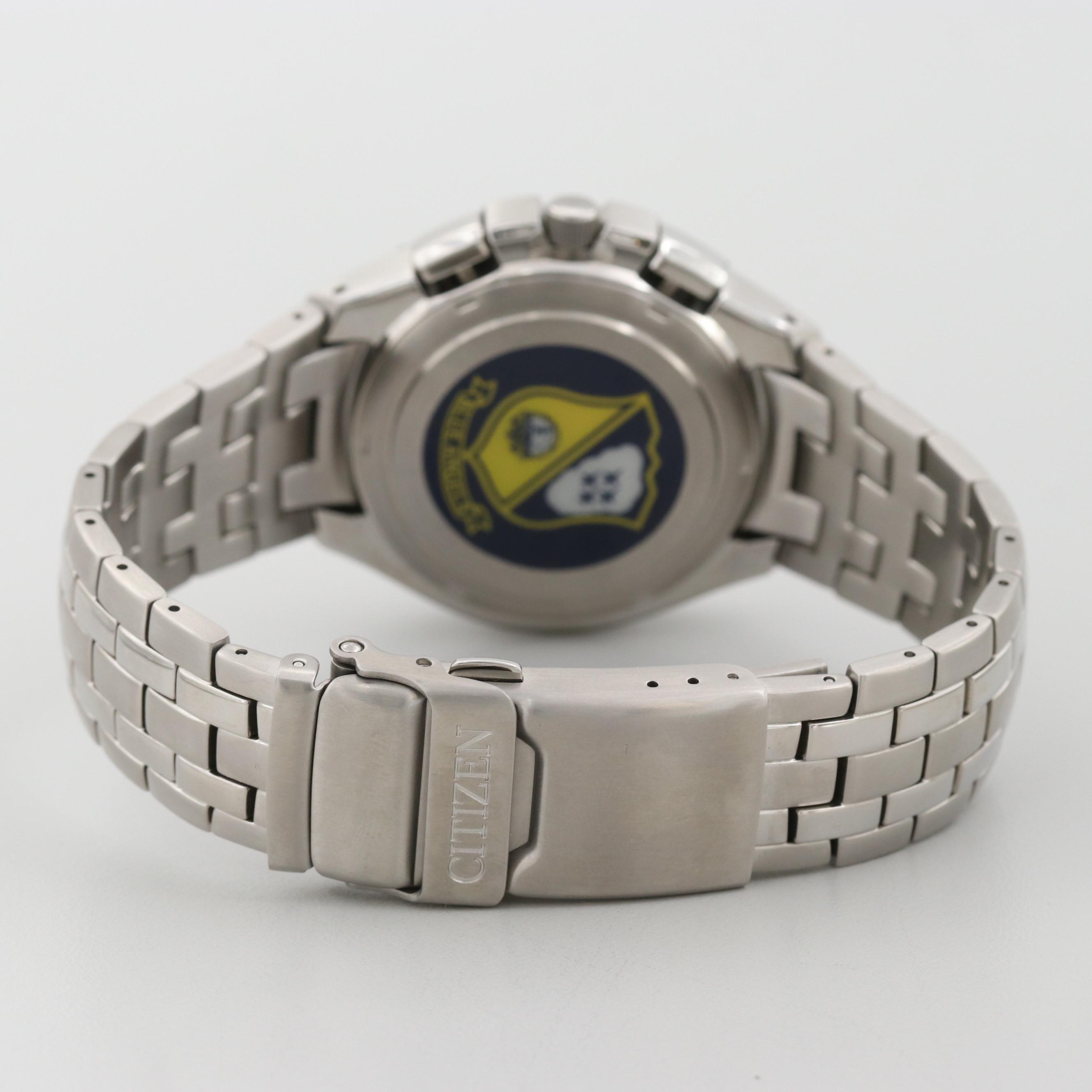 Citizen Skyhawk Blue Angels Eco-Drive Stainless Steel Multi function Watch