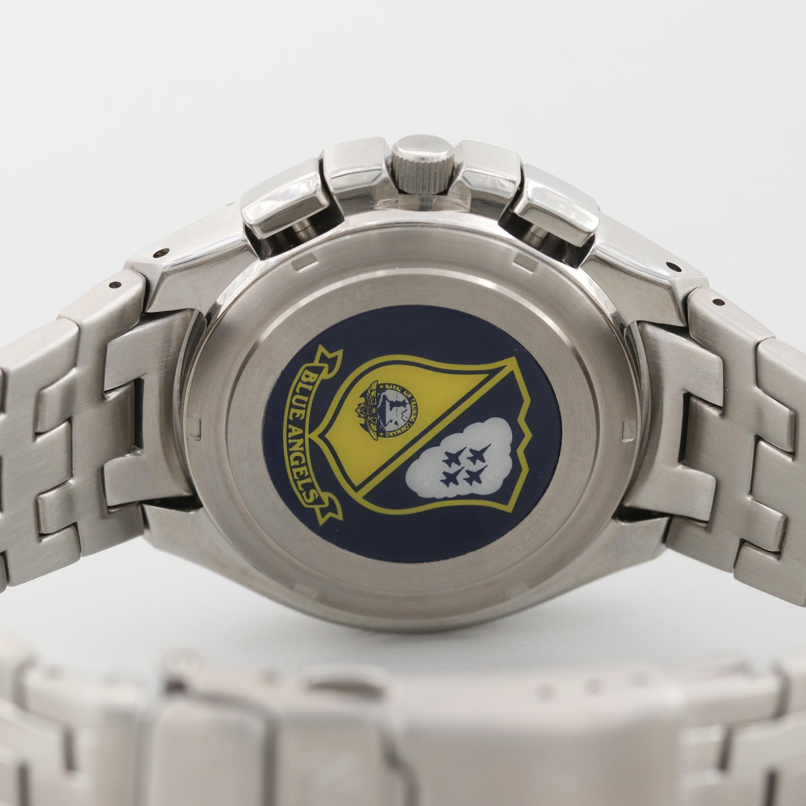 Citizen Skyhawk Blue Angels Eco-Drive Stainless Steel Multi function Watch