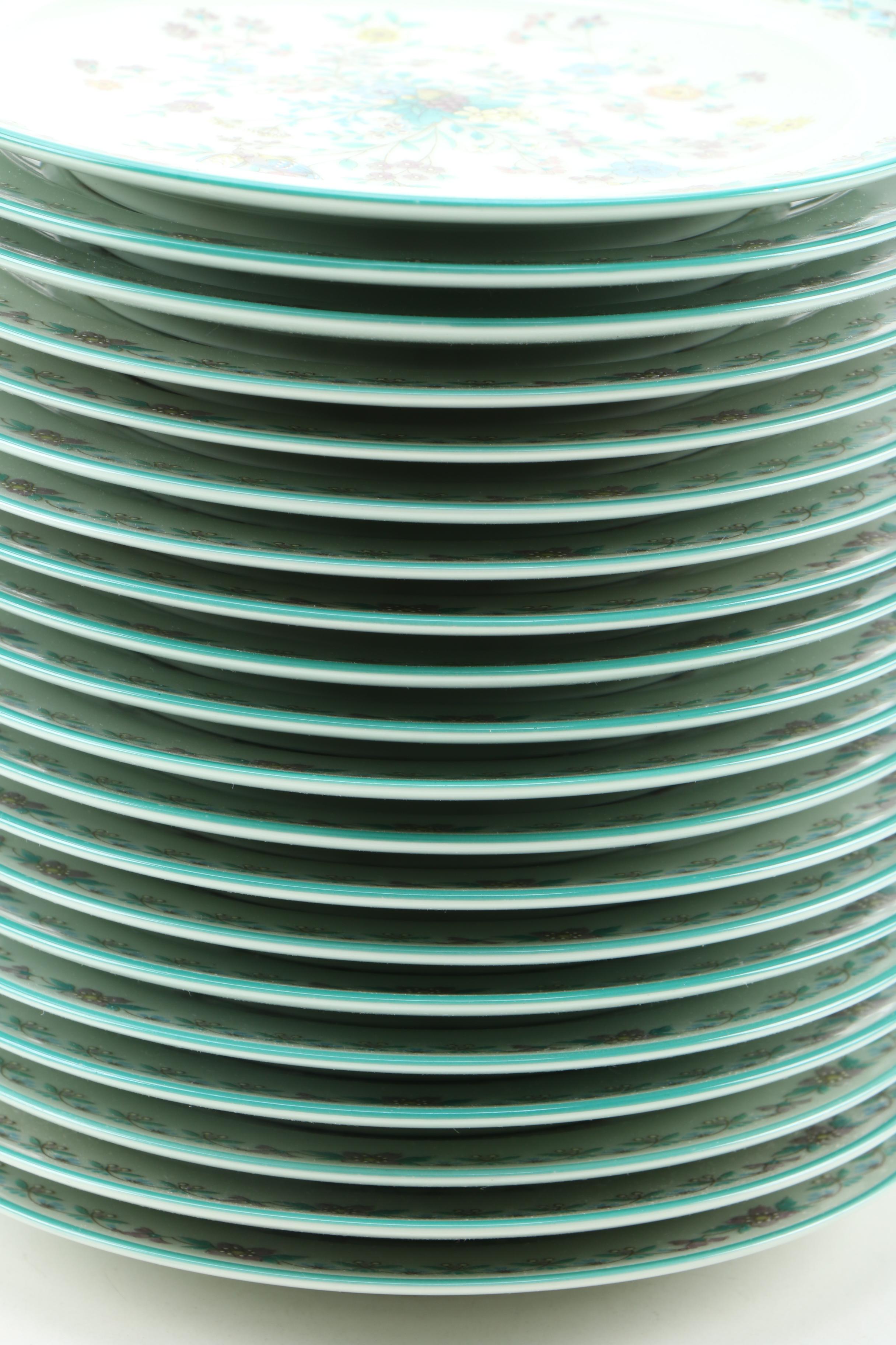 Noritake "Paradise Green" Bone China Dinnerware, 1974–1985