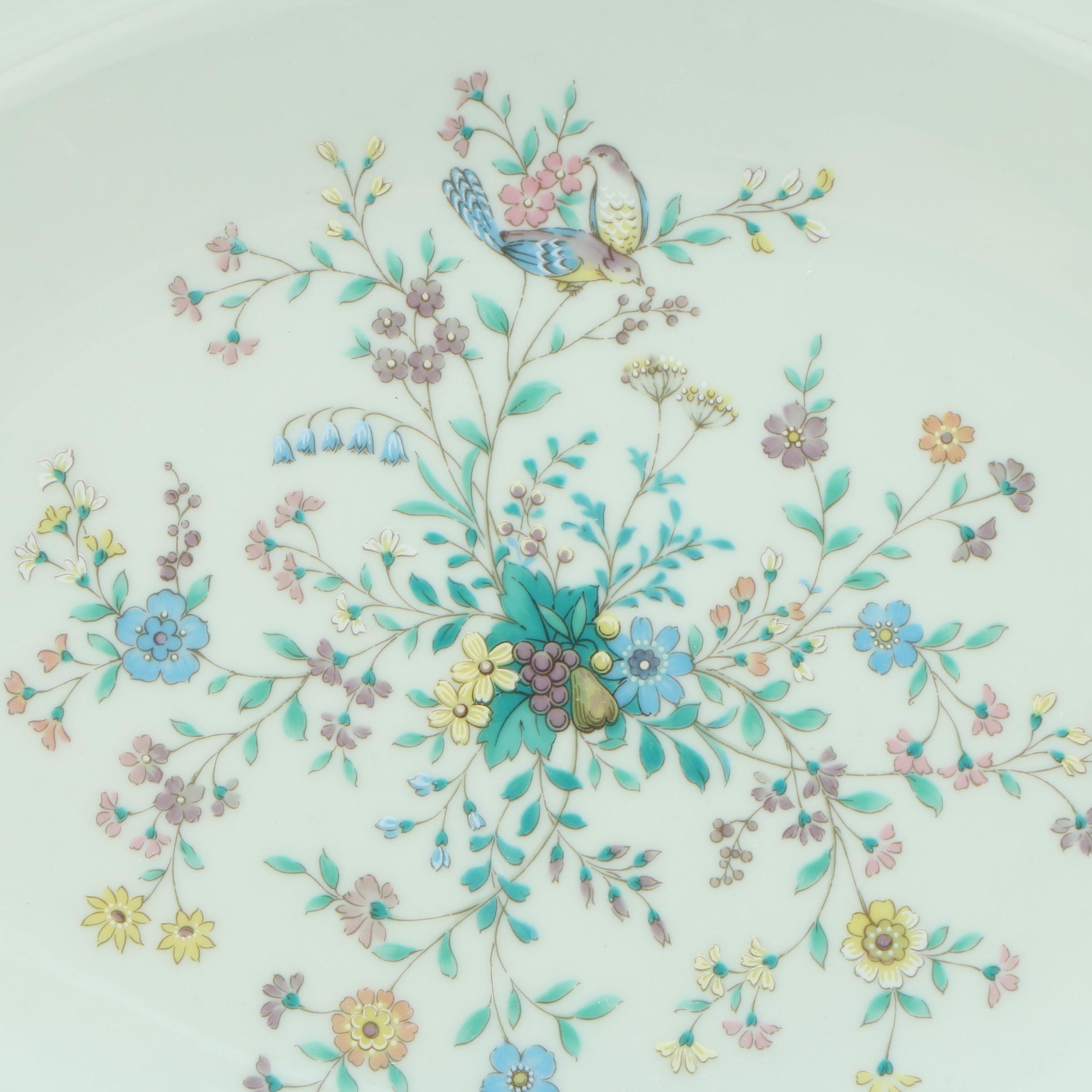 Noritake "Paradise Green" Bone China Dinnerware, 1974–1985