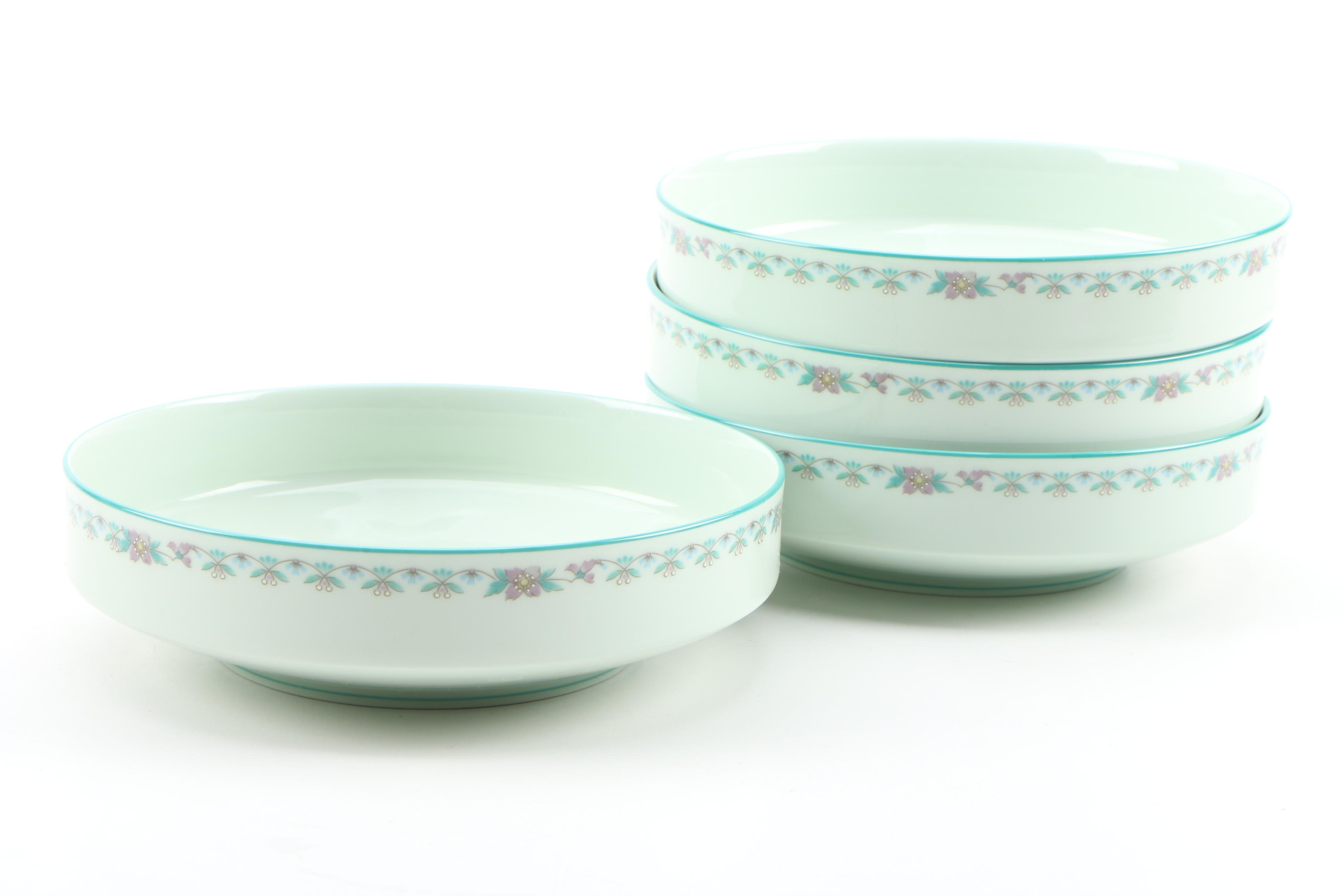 Noritake "Paradise Green" Bone China Dinnerware, 1974–1985