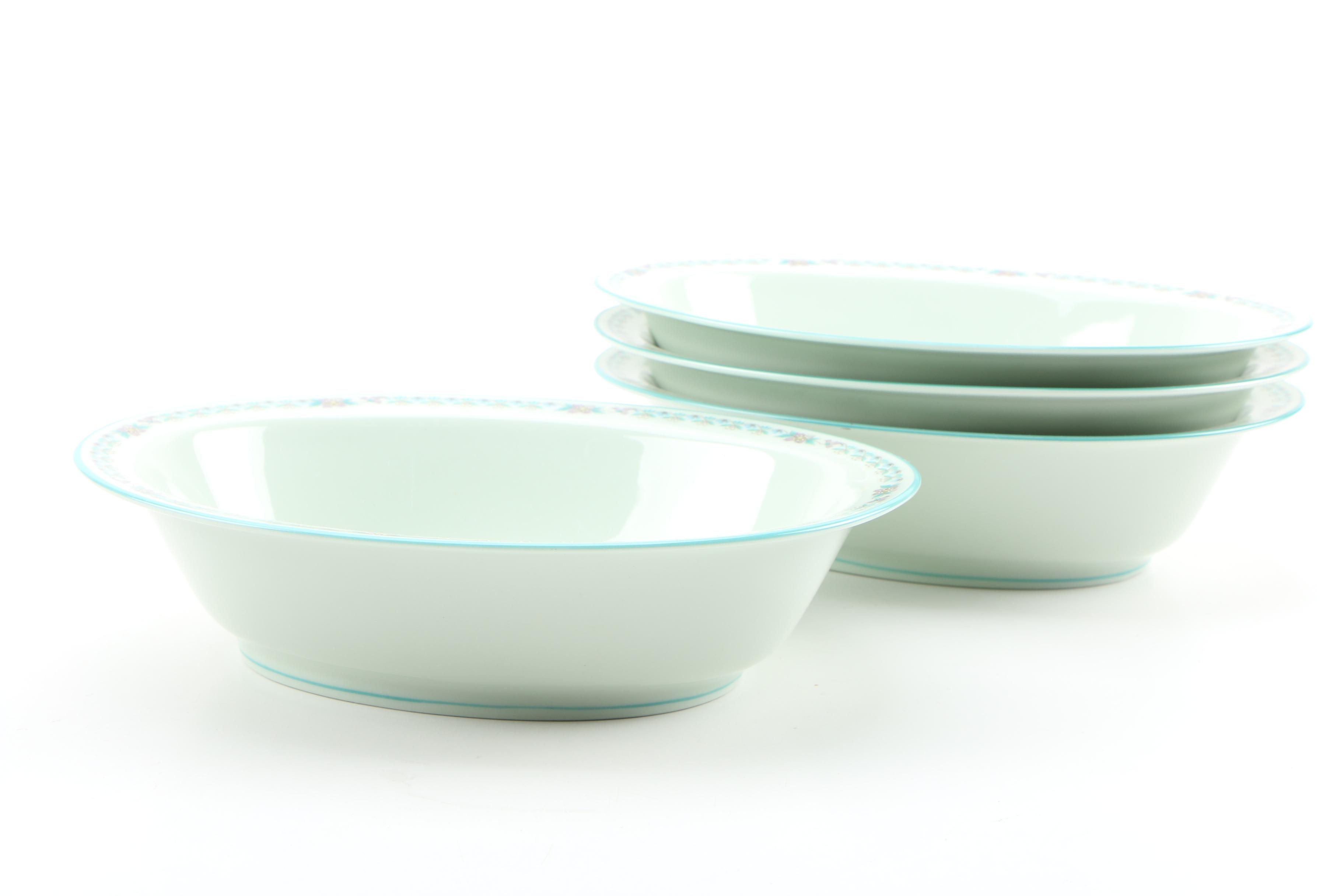 Noritake "Paradise Green" Bone China Dinnerware, 1974–1985