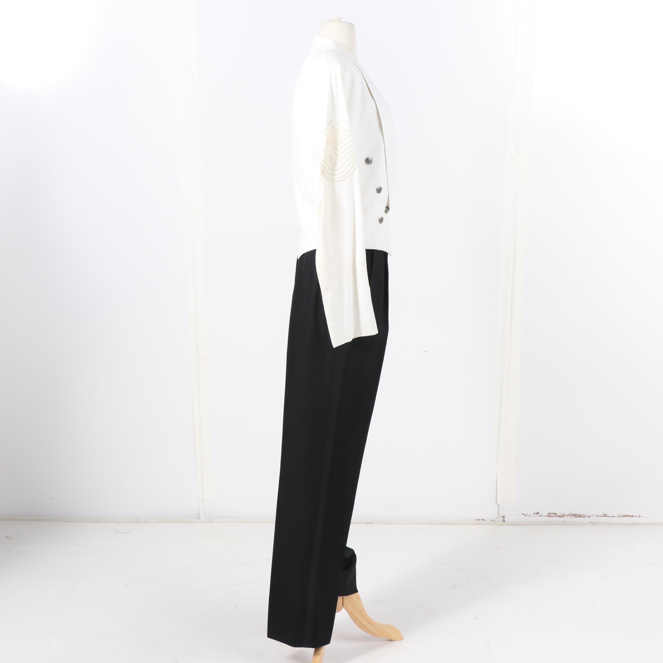 Vintage Air Force Master Sergeant Dress Uniform and Formal Dinner Uniform