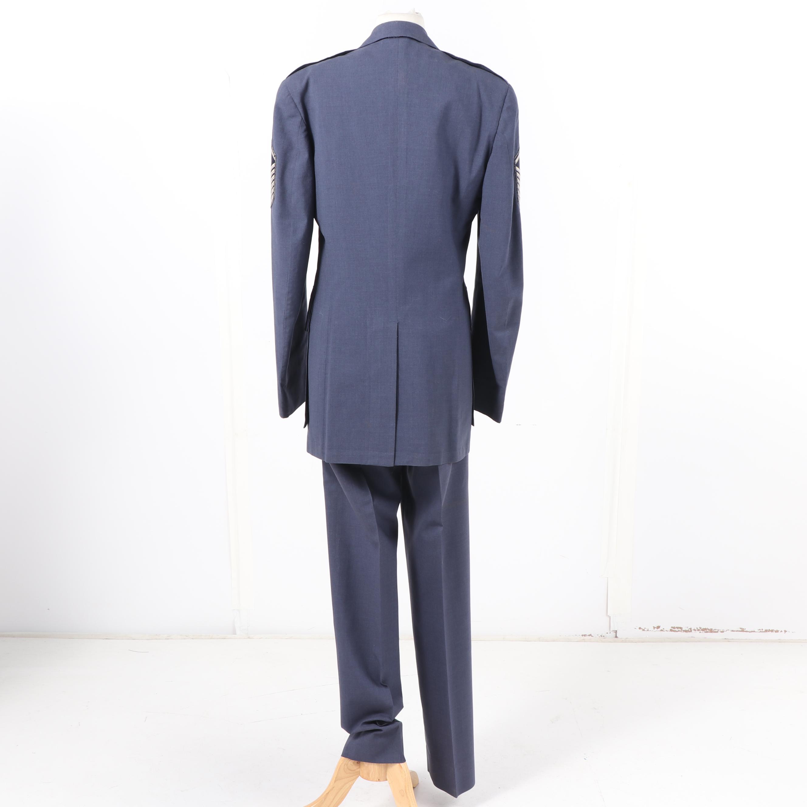 Vintage Air Force Master Sergeant Dress Uniform and Formal Dinner Uniform