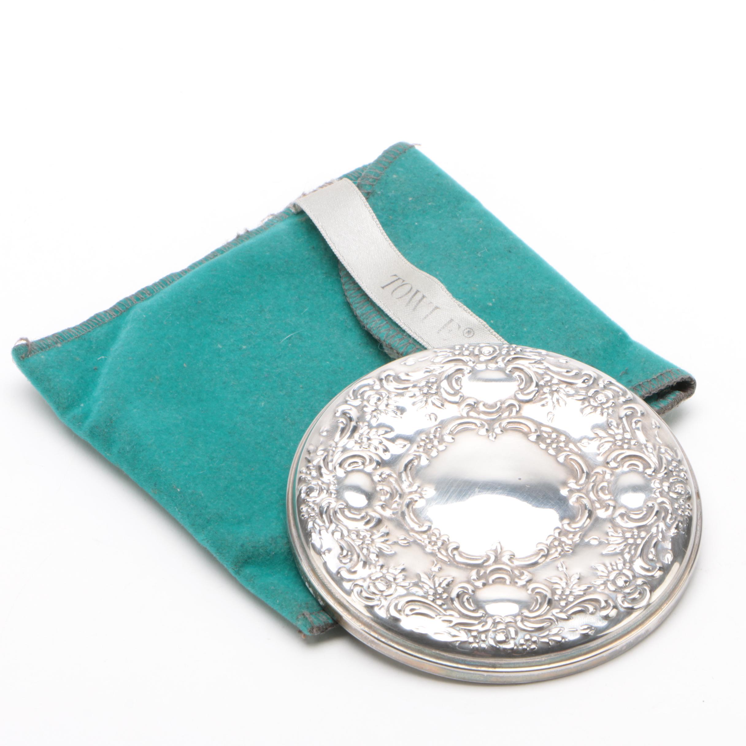 Towle Sterling Silver Compact Mirror