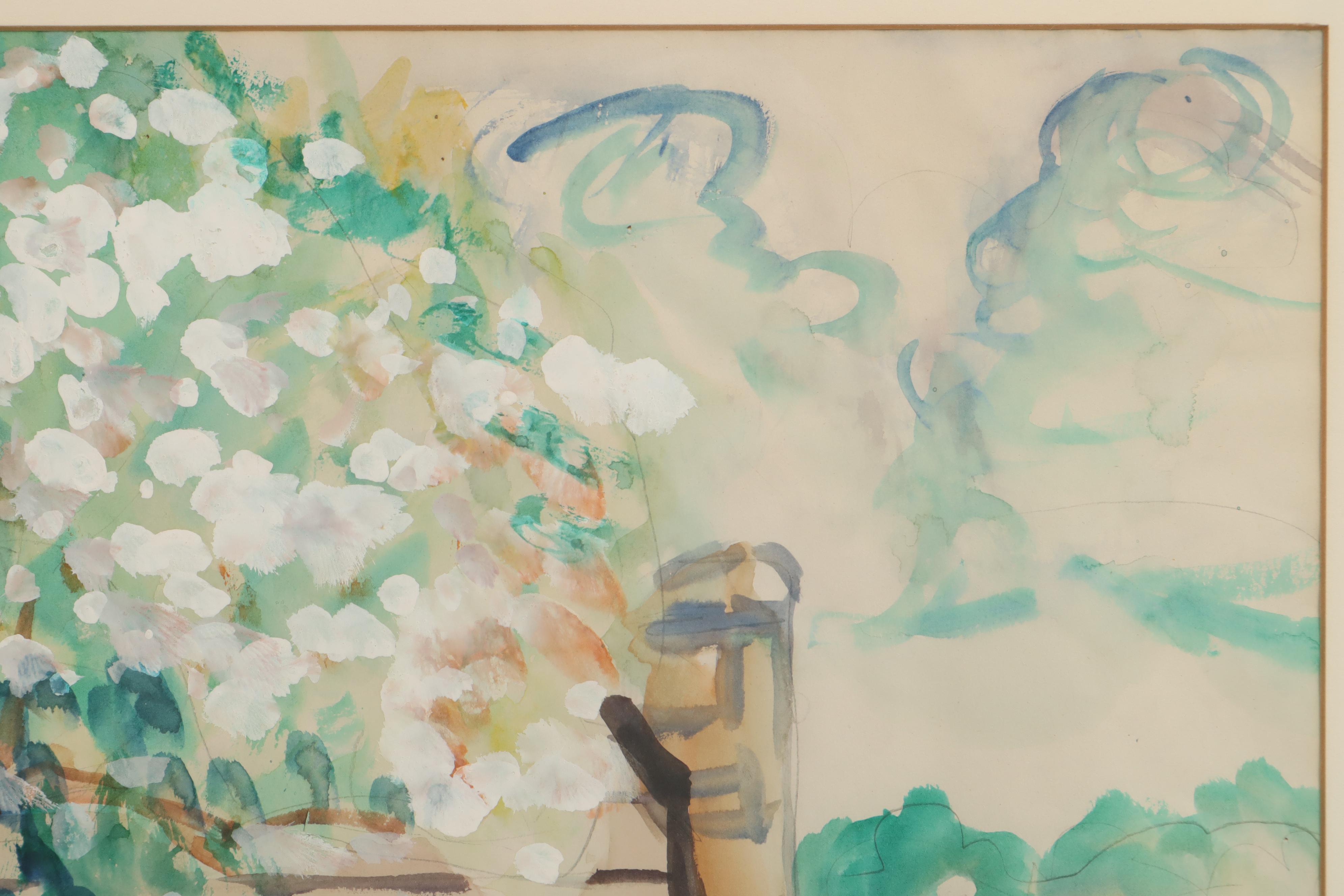 G. Metz Watercolor Painting