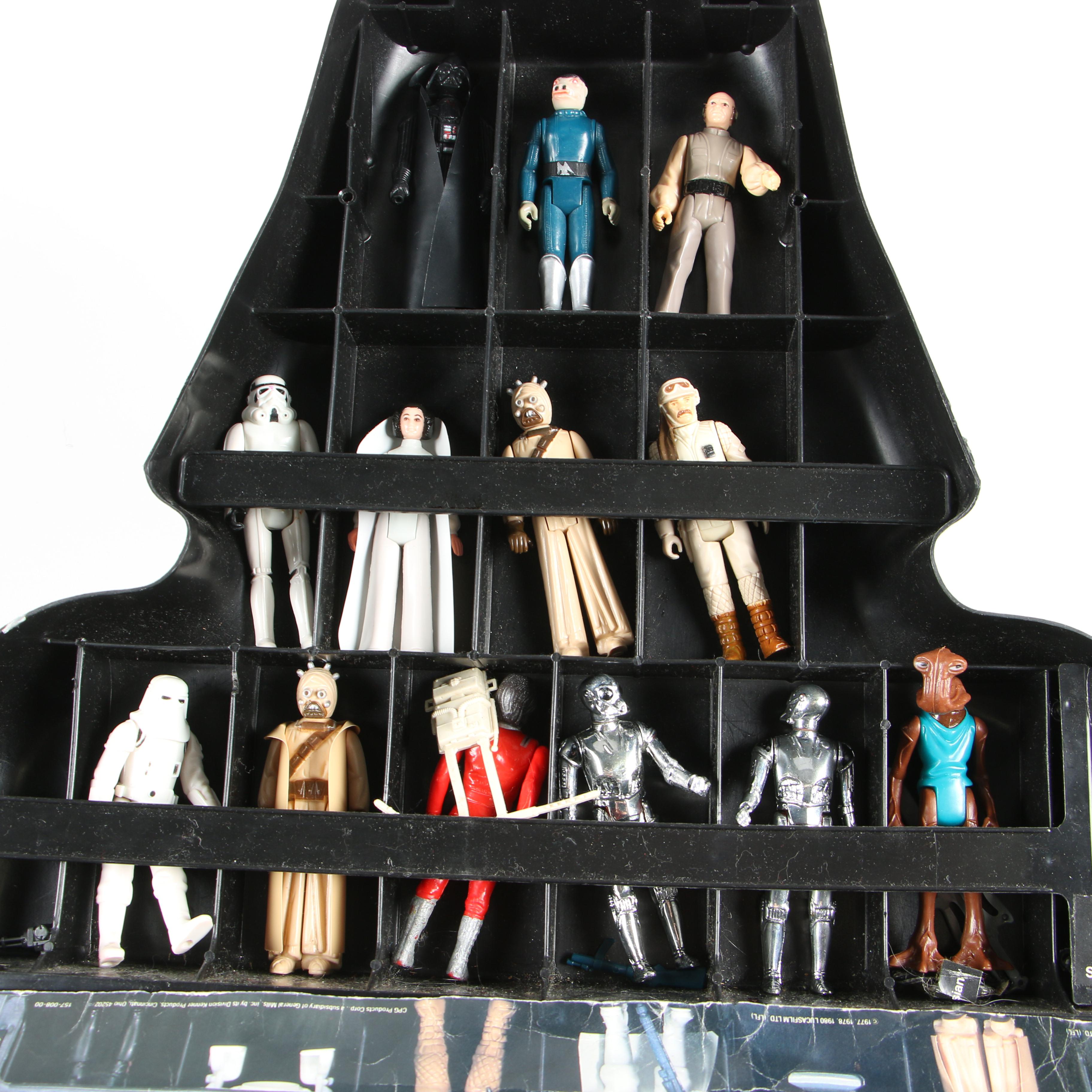 Kenner "Star Wars" Action Figures with Darth Vader Collector Cases