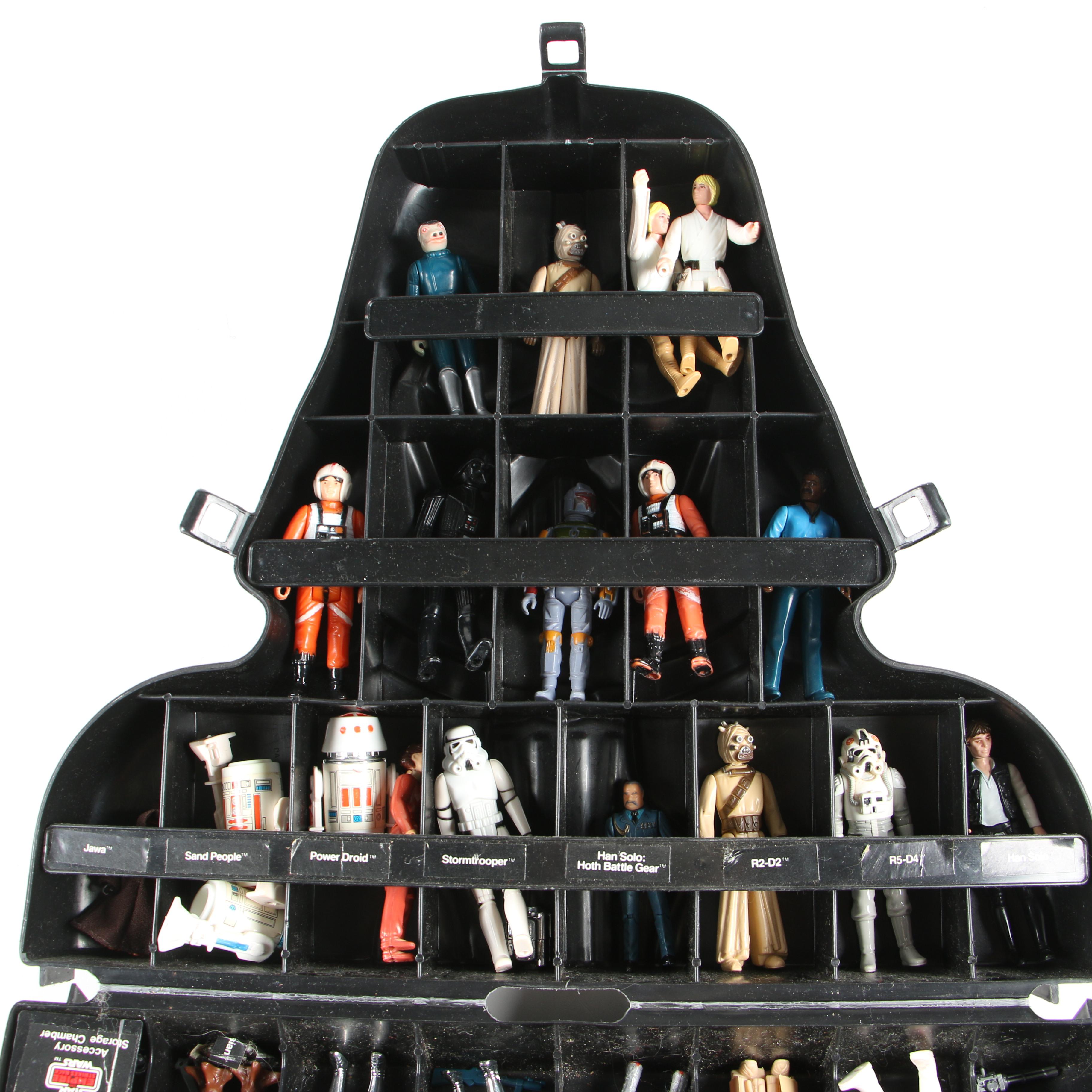 Kenner "Star Wars" Action Figures with Darth Vader Collector Cases