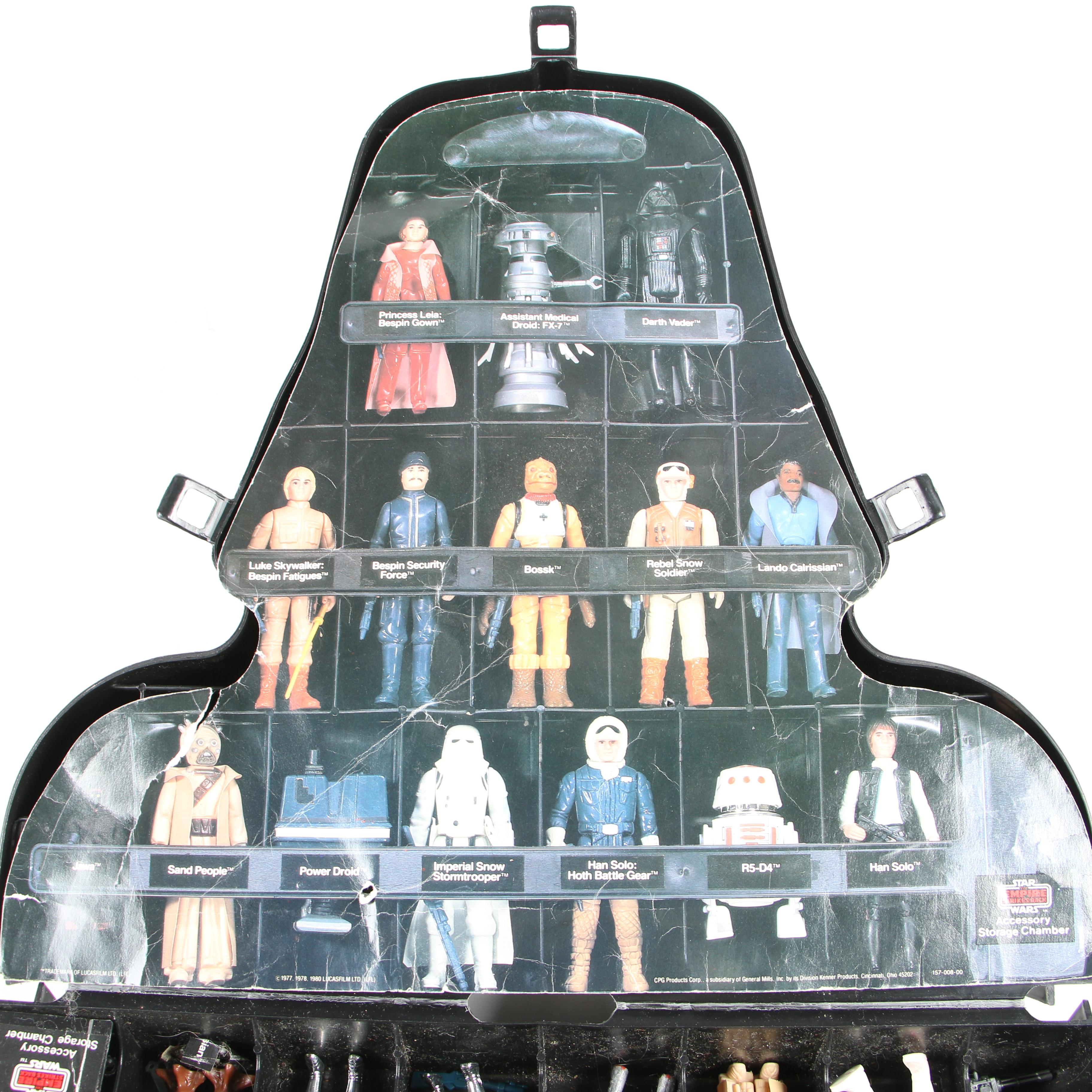 Kenner "Star Wars" Action Figures with Darth Vader Collector Cases