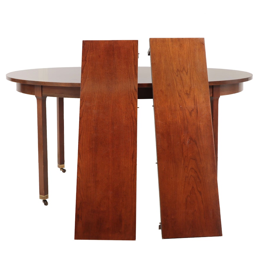 Chippendale Style Dining Table, Late 20th Century