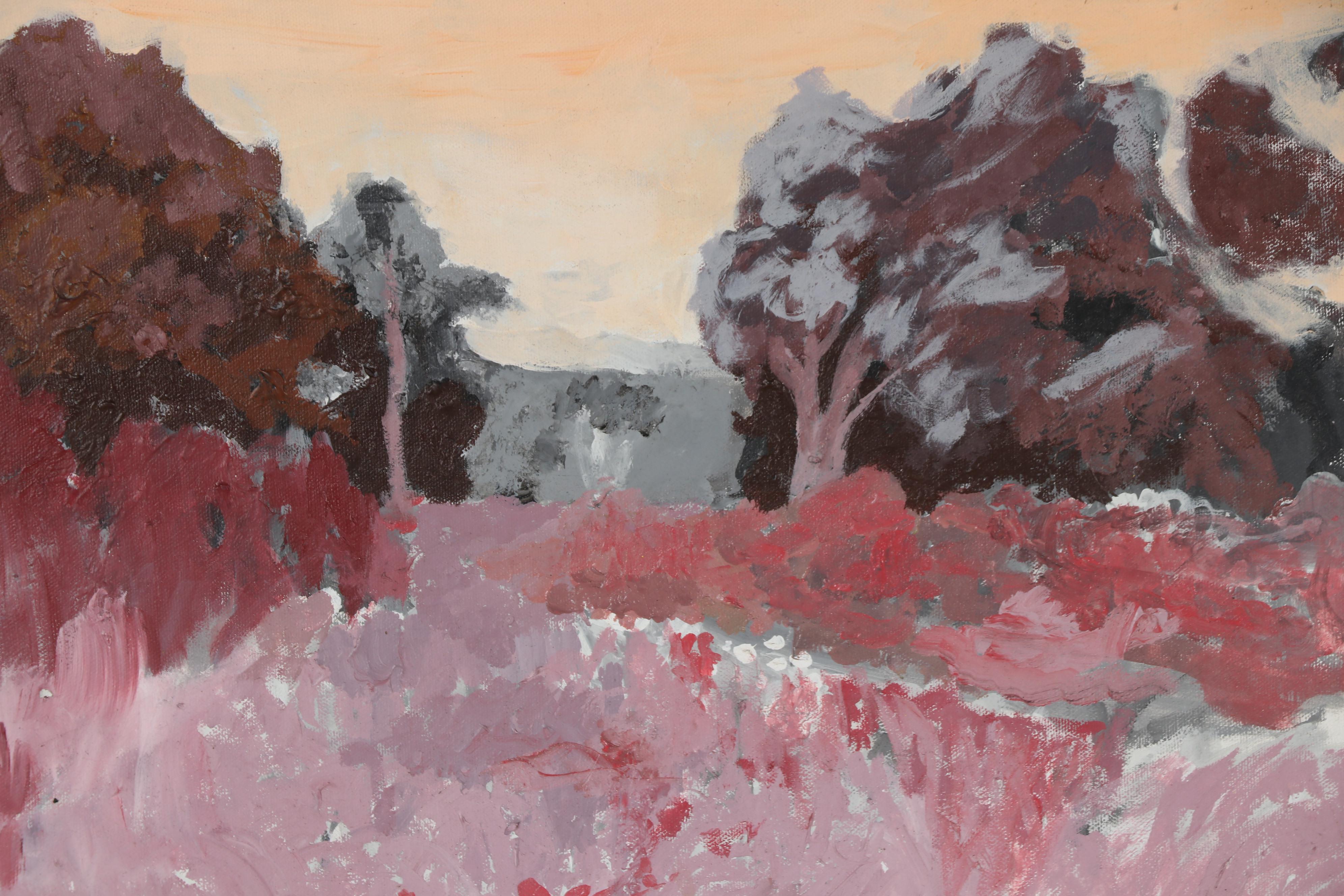 21st Century Abstract Landscape Oil Painting