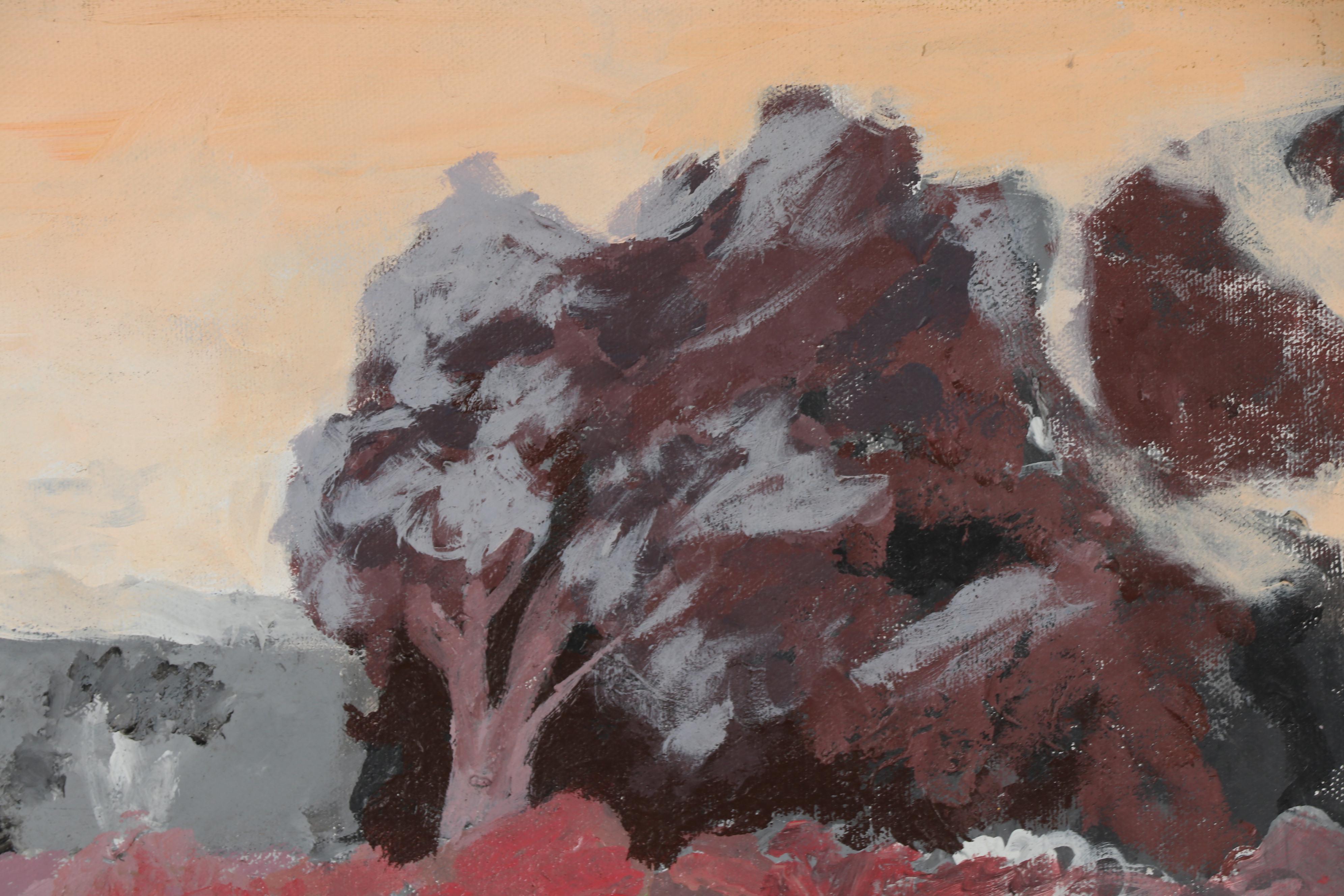 21st Century Abstract Landscape Oil Painting