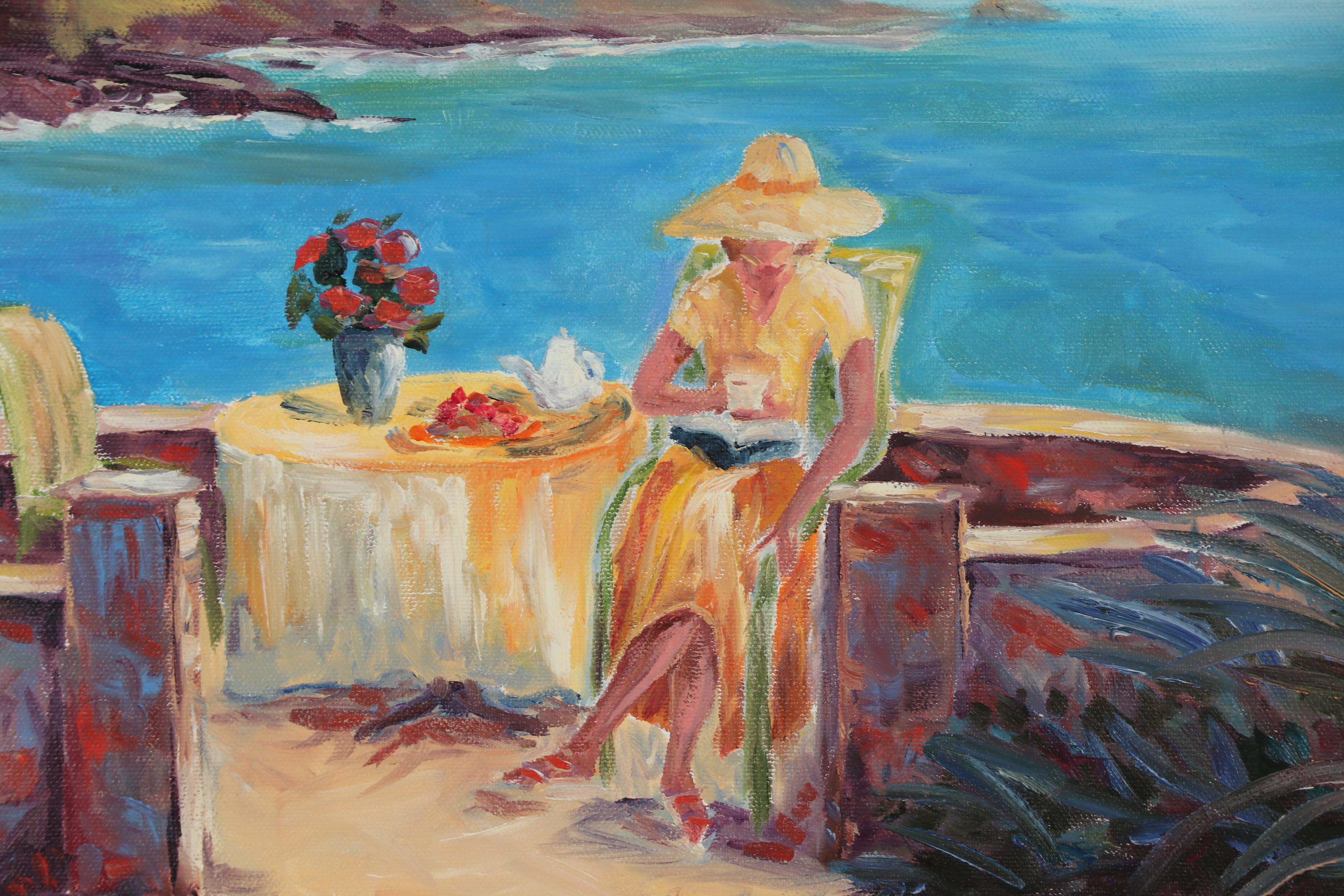 Charles Zoltan 2003 Seascape Oil Painting